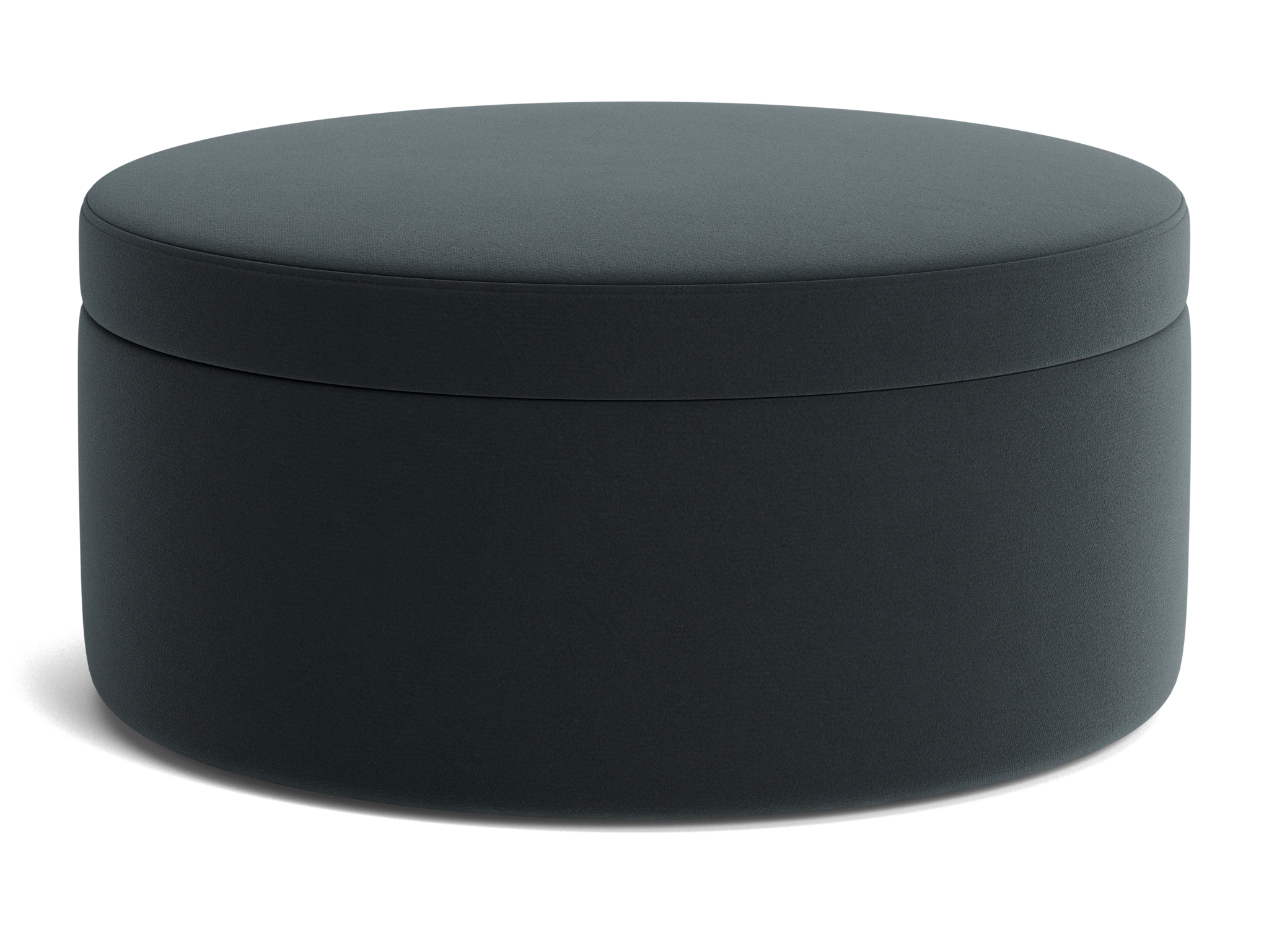 quinn large storage ottoman royale gunmetal