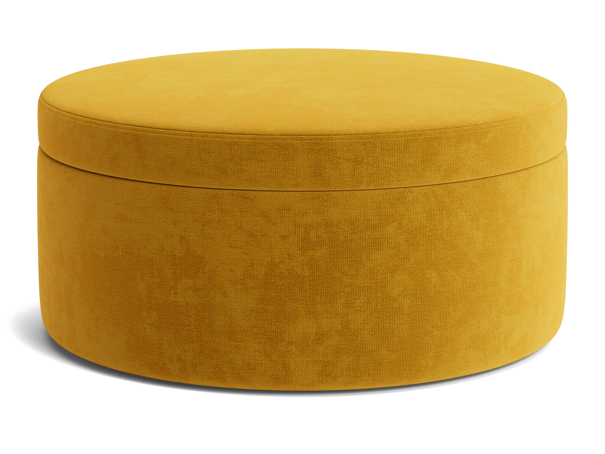 quinn large storage ottoman harper amber gold