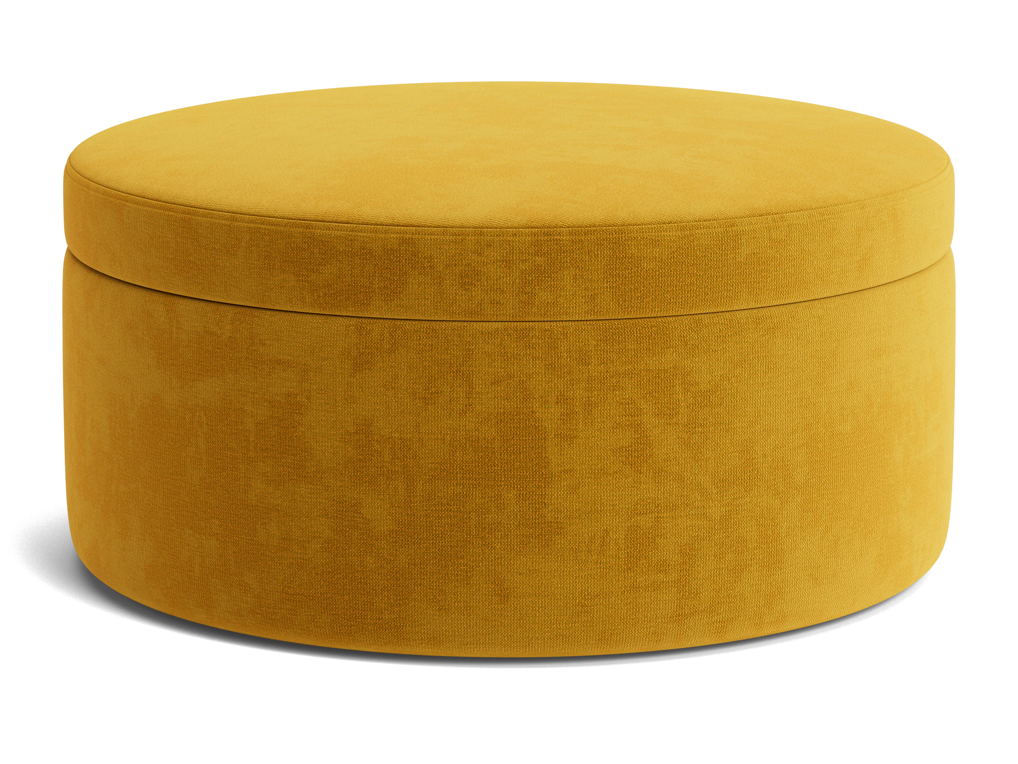 quinn large storage ottoman harper amber gold