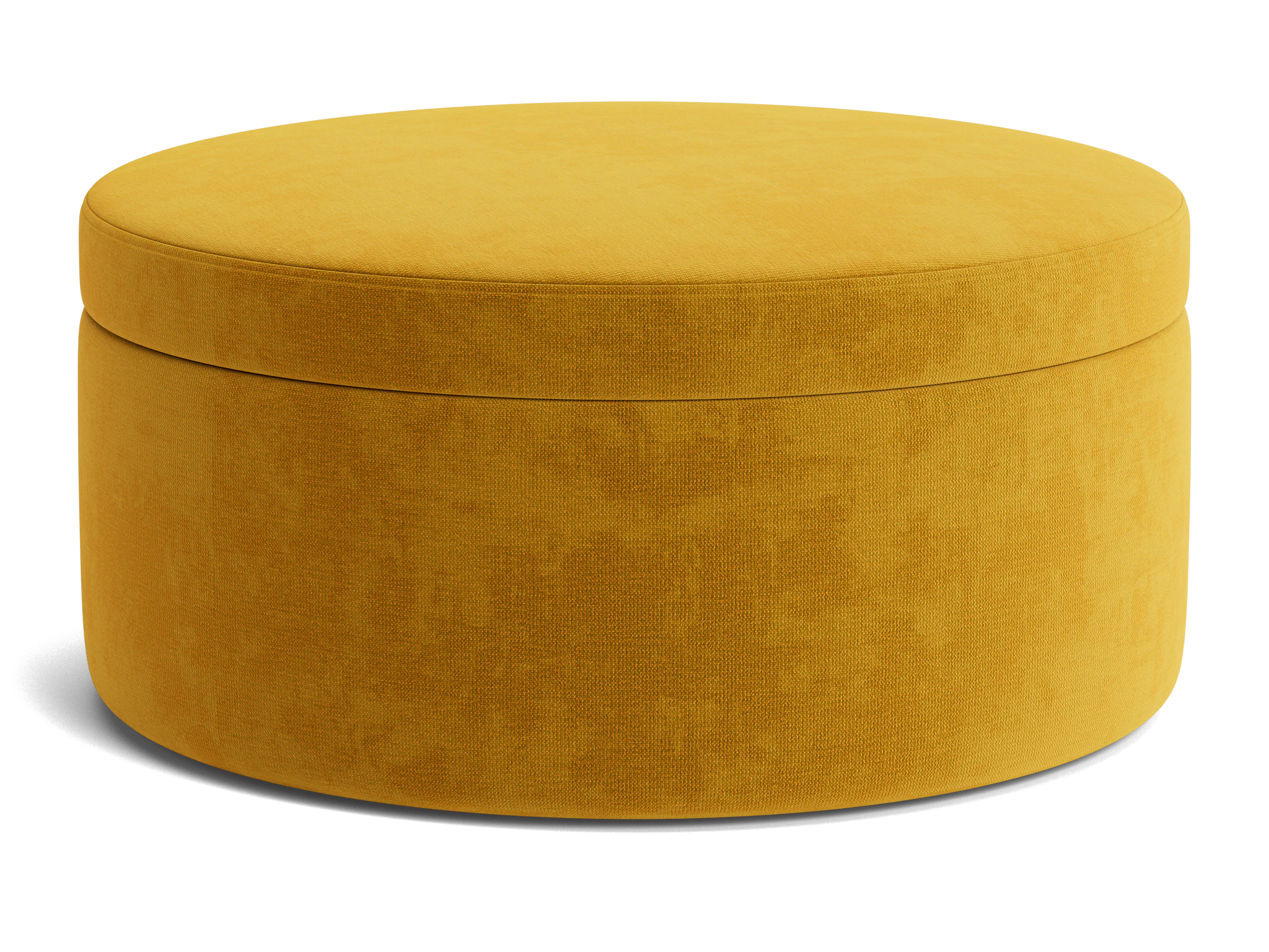 quinn large storage ottoman harper amber gold
