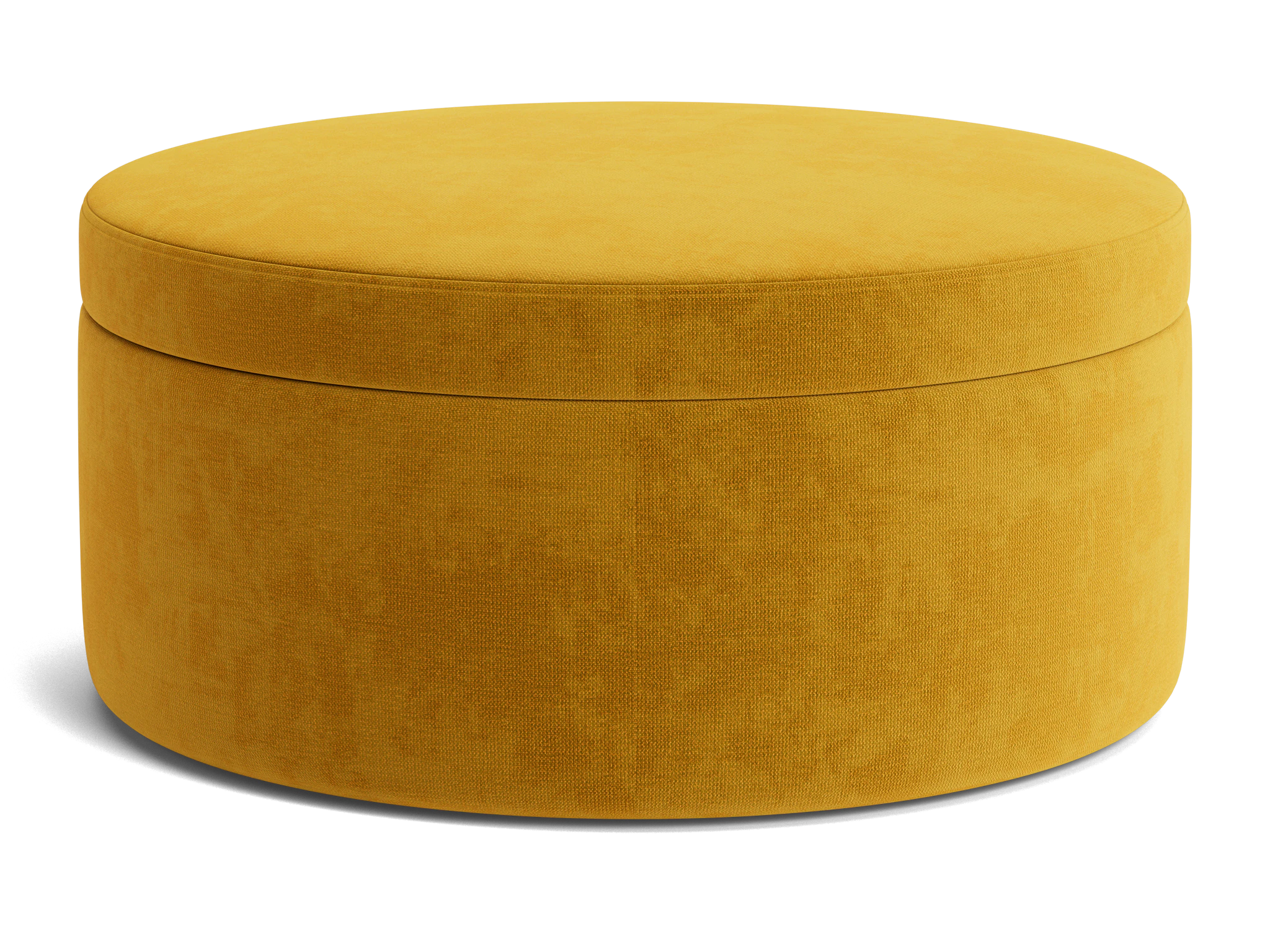 quinn large storage ottoman harper amber gold