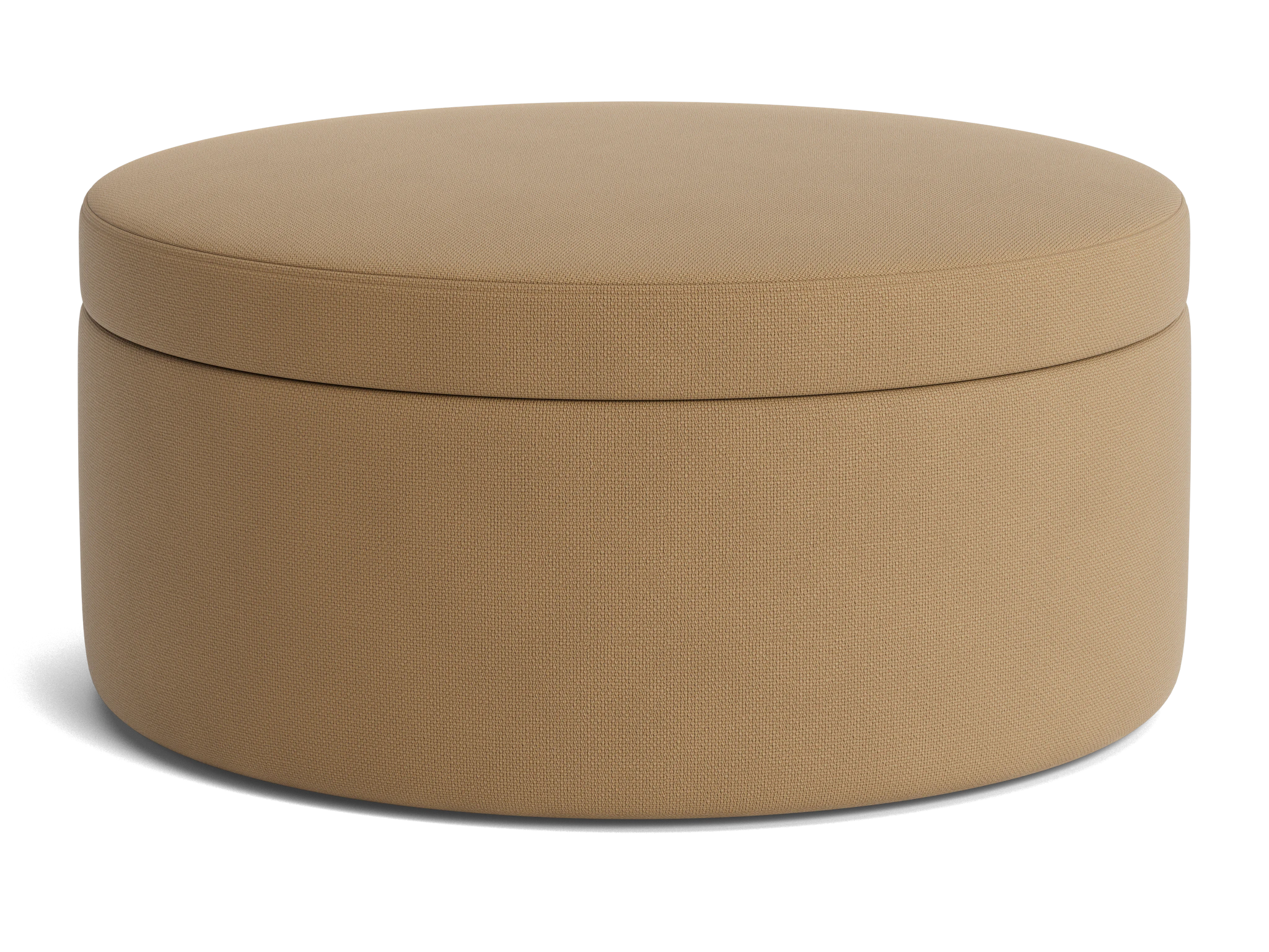 quinn large storage ottoman washed california biscuit