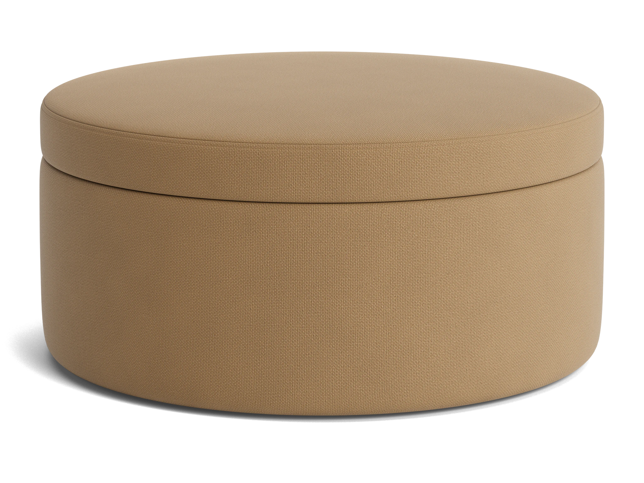 quinn large storage ottoman washed california biscuit
