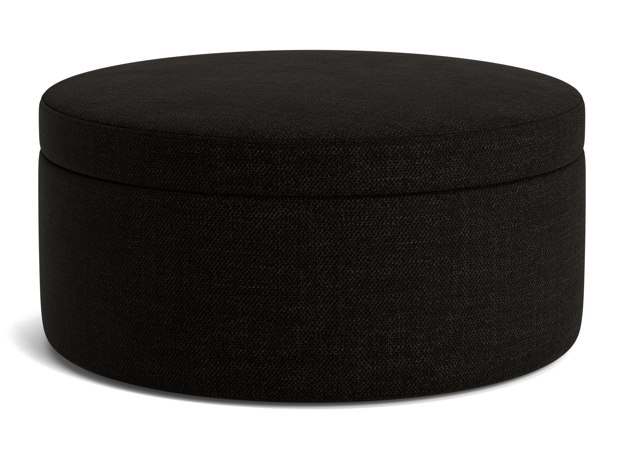 quinn large storage ottoman milo onyx