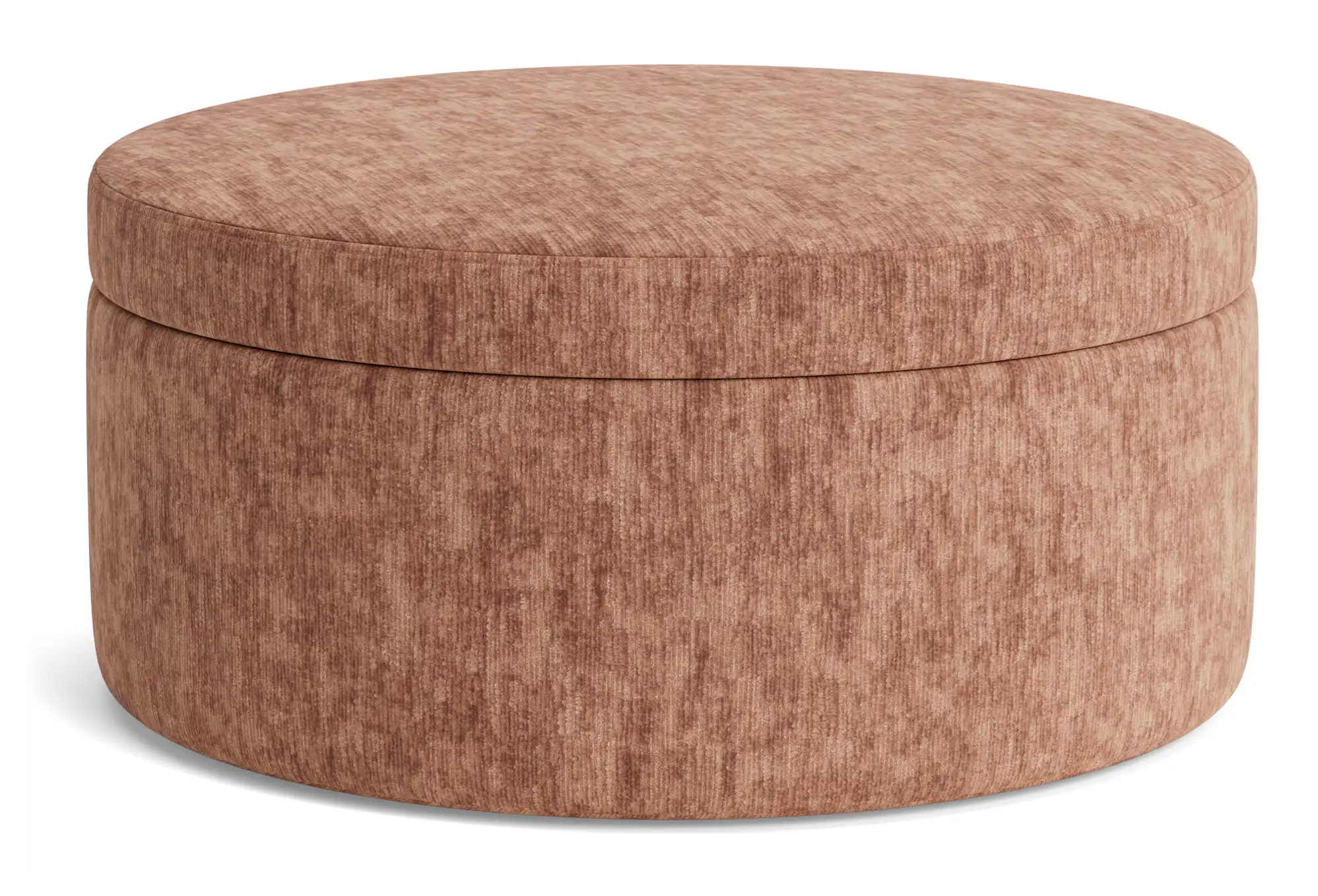 quinn large storage ottoman crave pantone mocha mousse