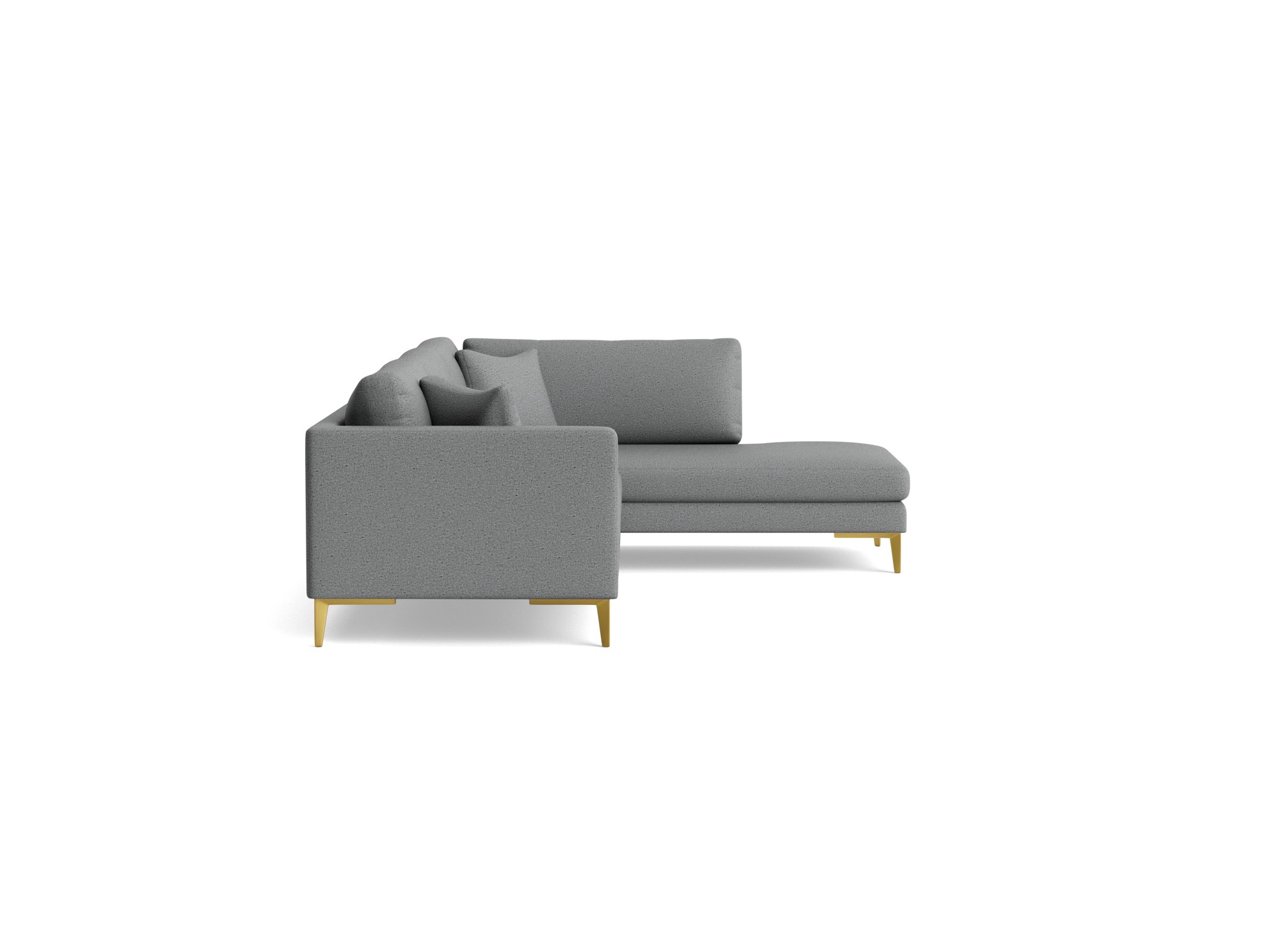 ainsley sectional with bumper %282 piece%29 essence ash