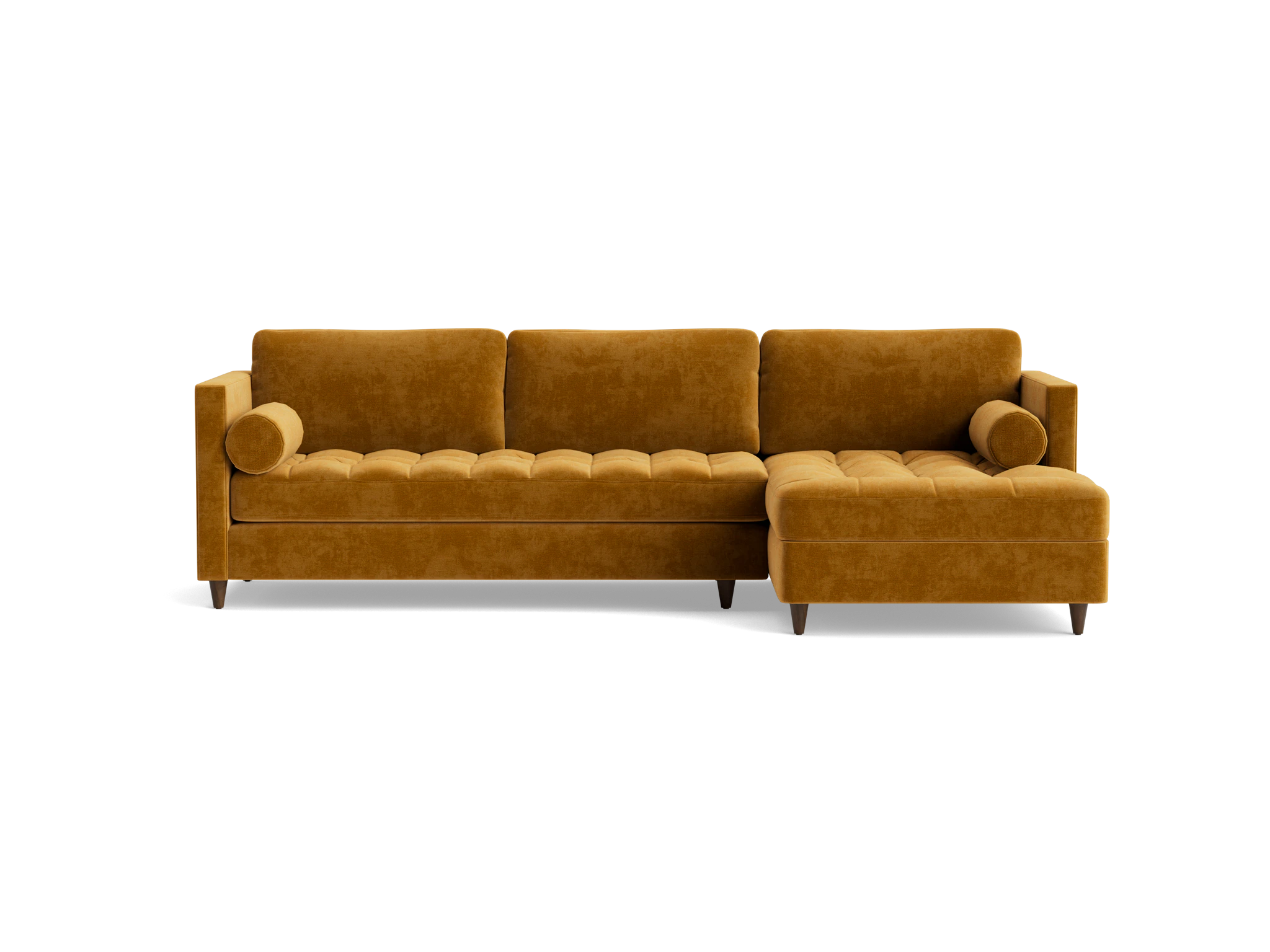 briar sleeper storage sectional harper amber gold