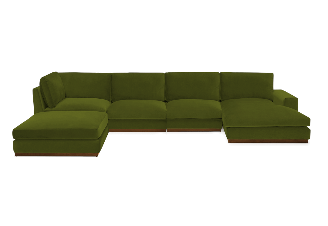 holt grand sectional royale apple