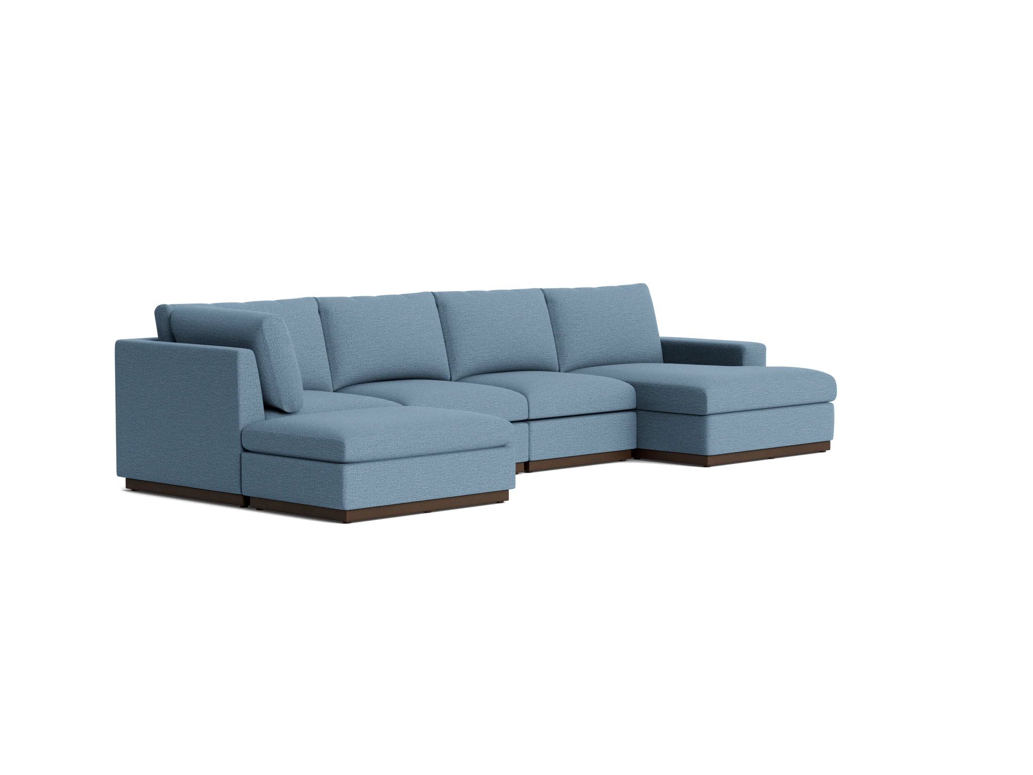 holt grand sectional milo french blue