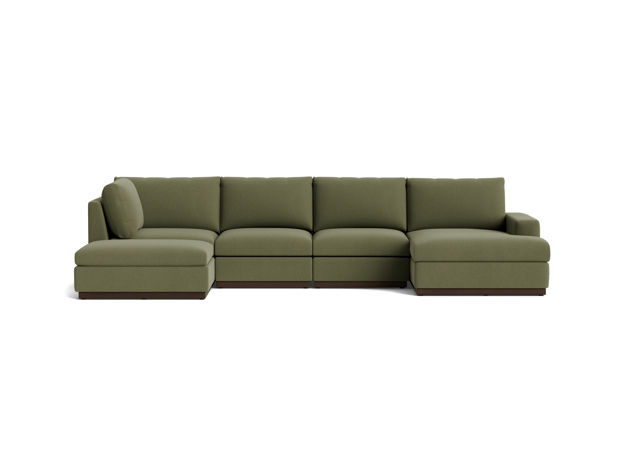 holt grand sectional faithful olive