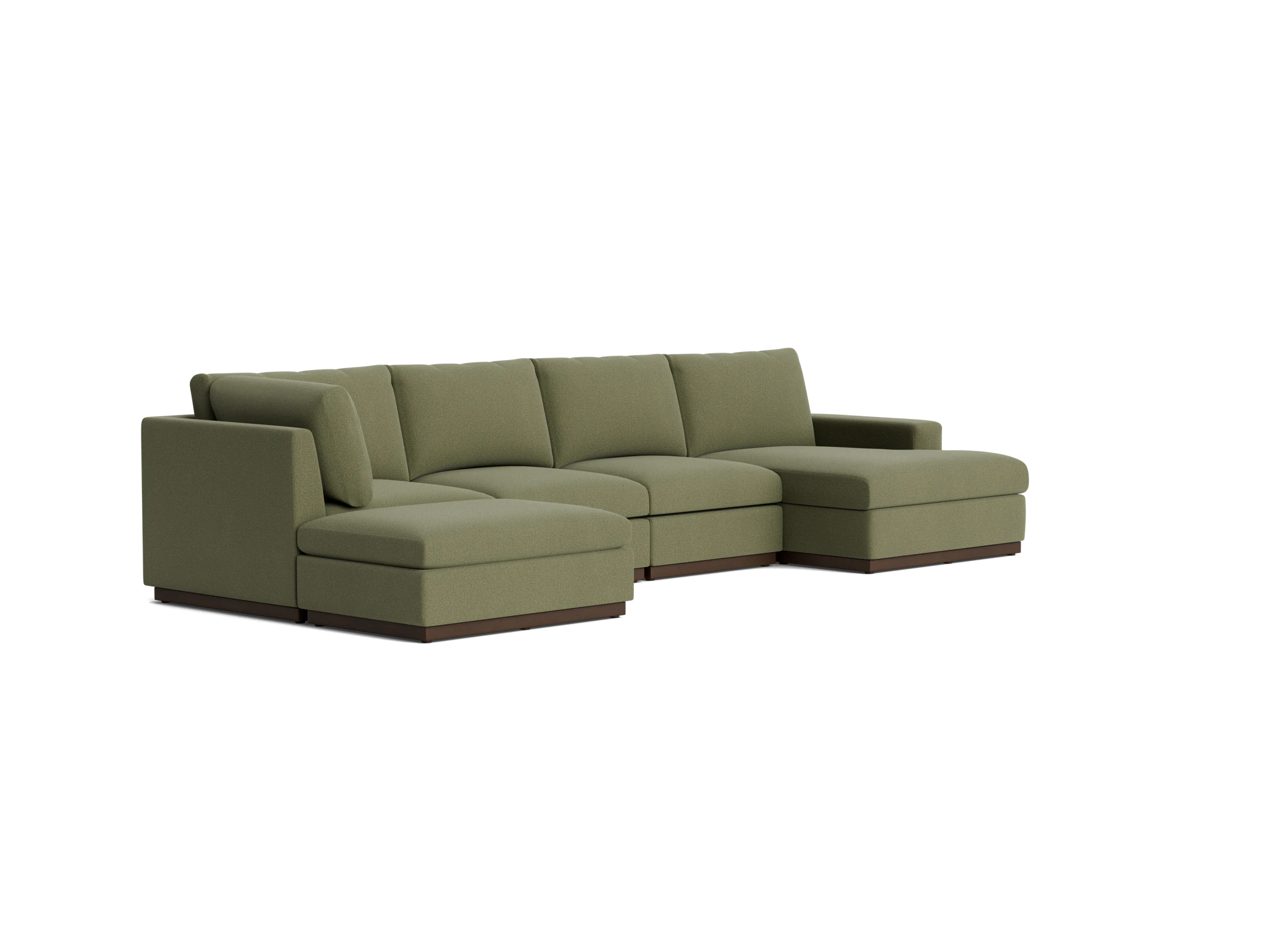 holt grand sectional faithful olive