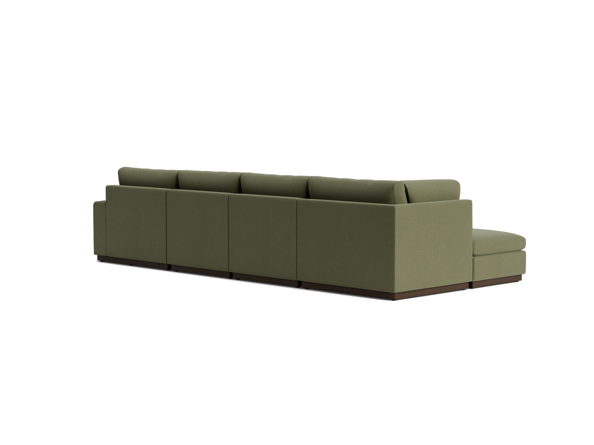 holt grand sectional faithful olive