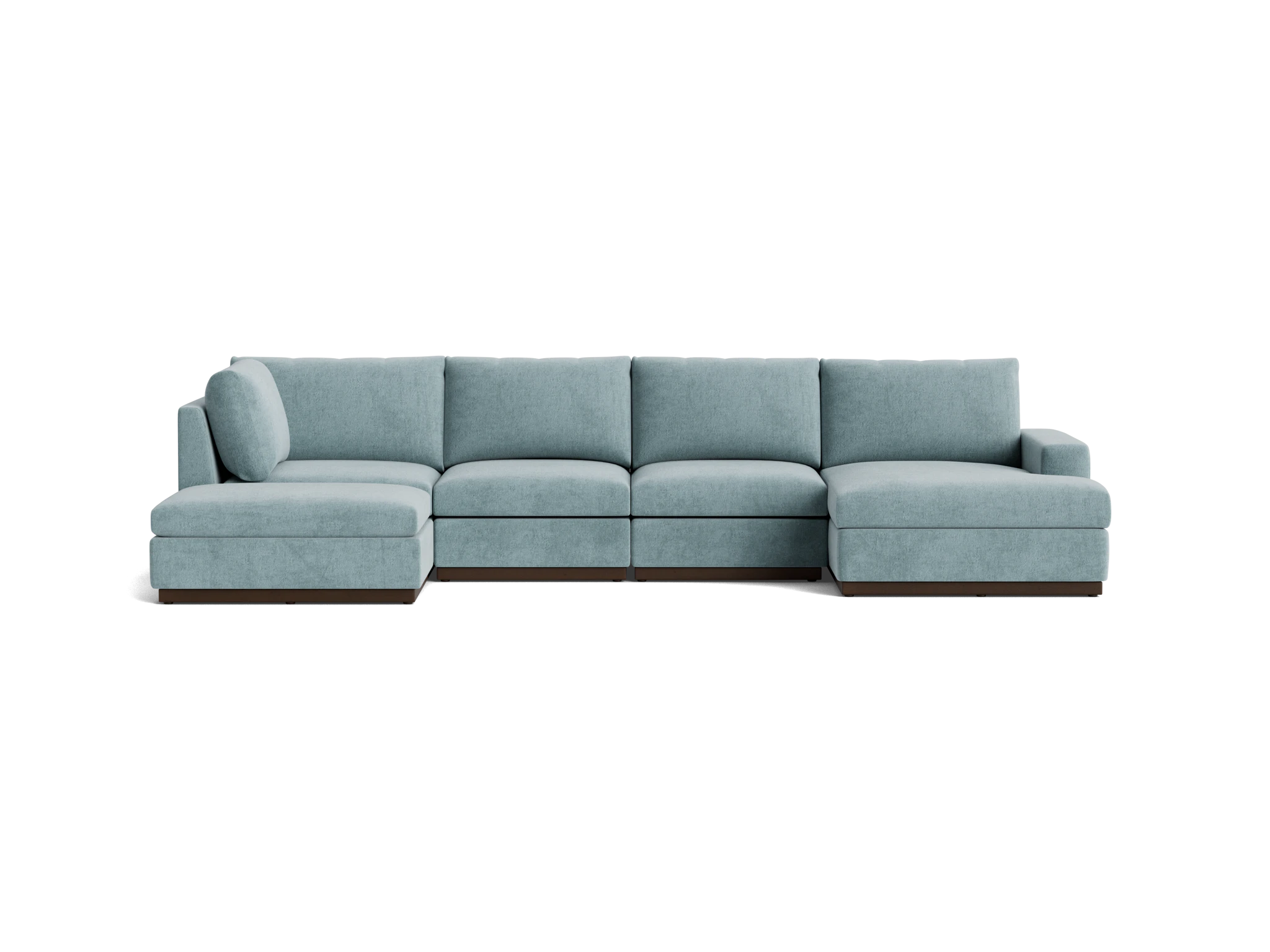 holt grand sectional plush mist