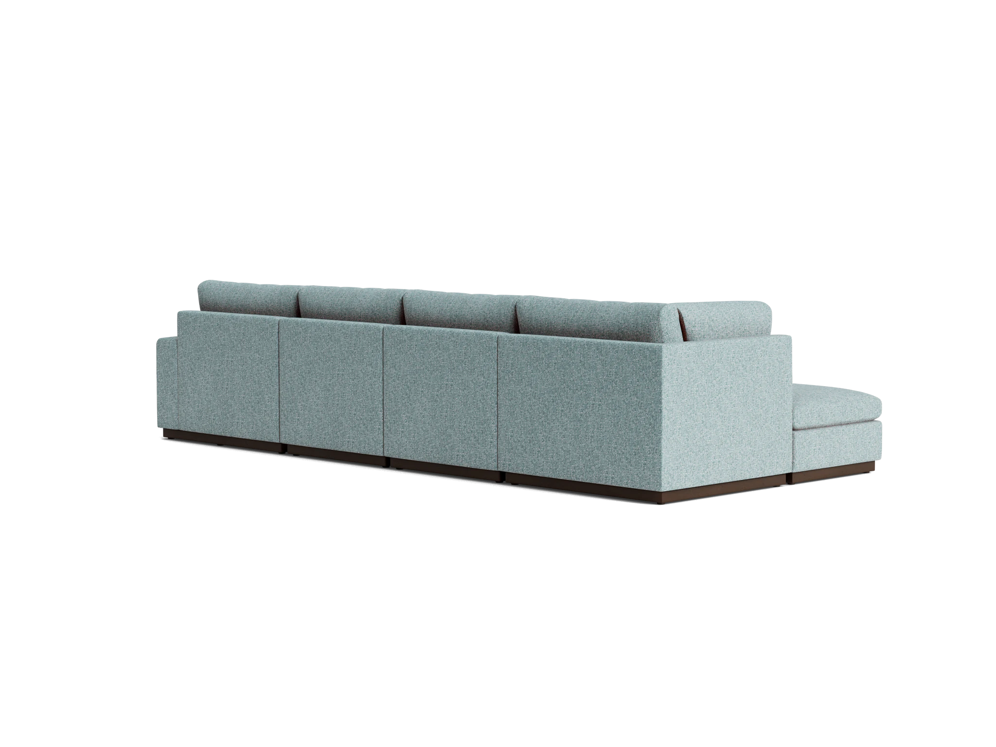 holt grand sectional bungalow slate