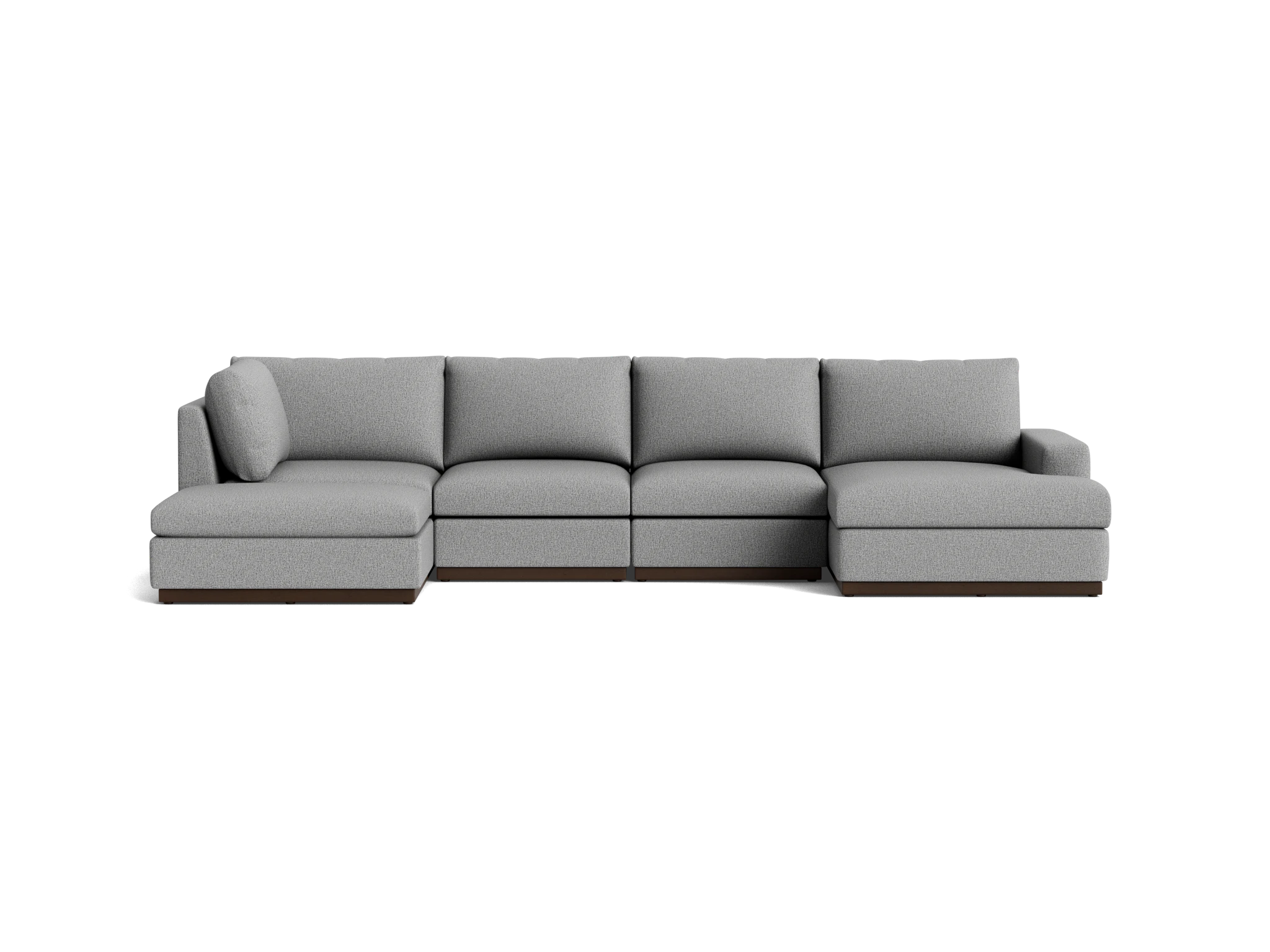 holt grand sectional taylor felt gray