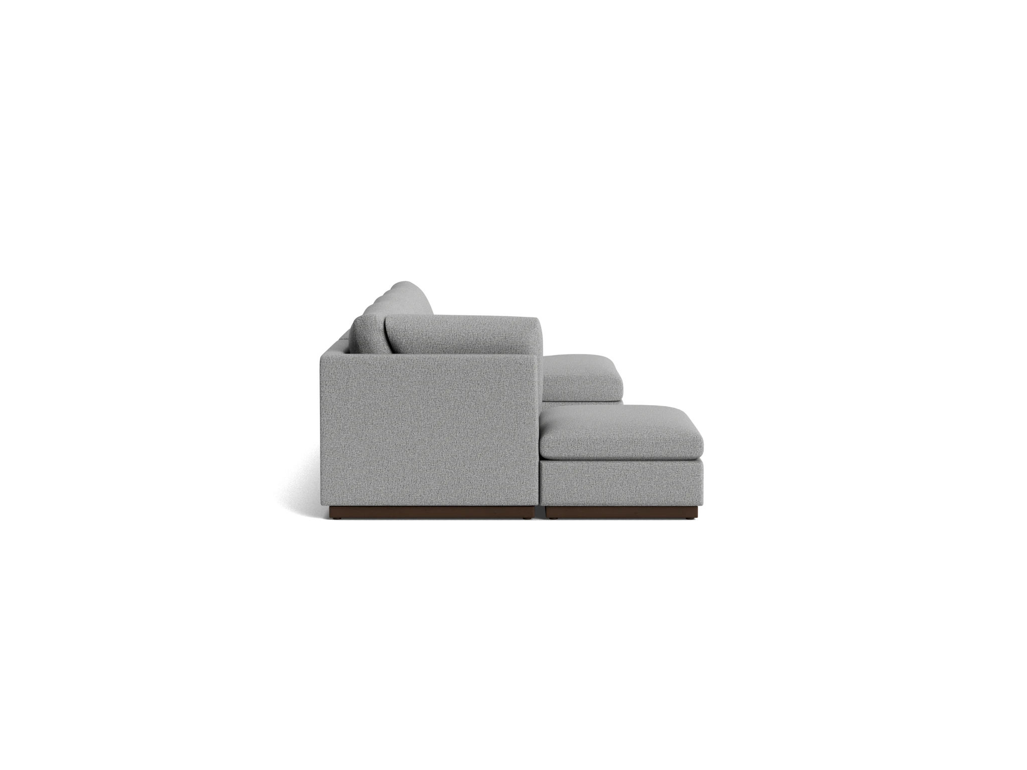 holt grand sectional taylor felt gray