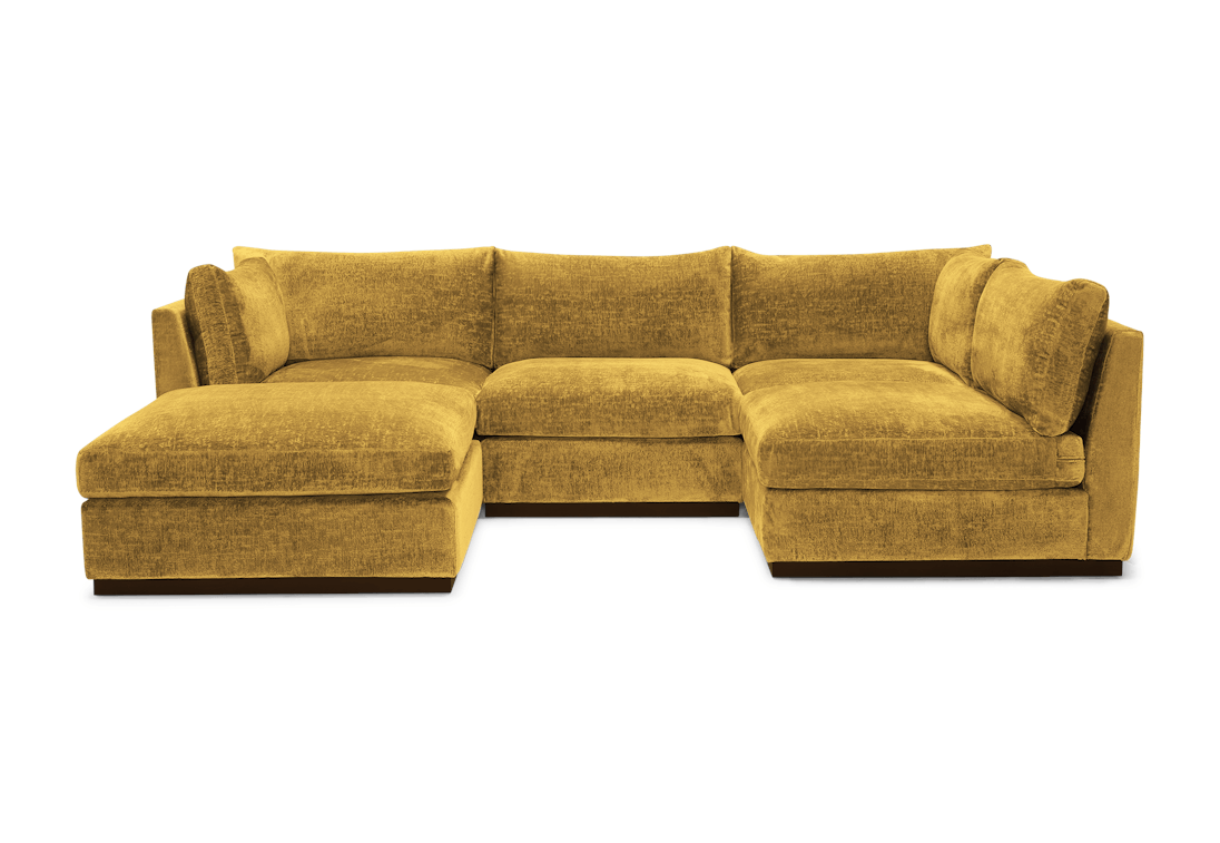 holt armless sofa sectional %285 piece%29 bentley daisey