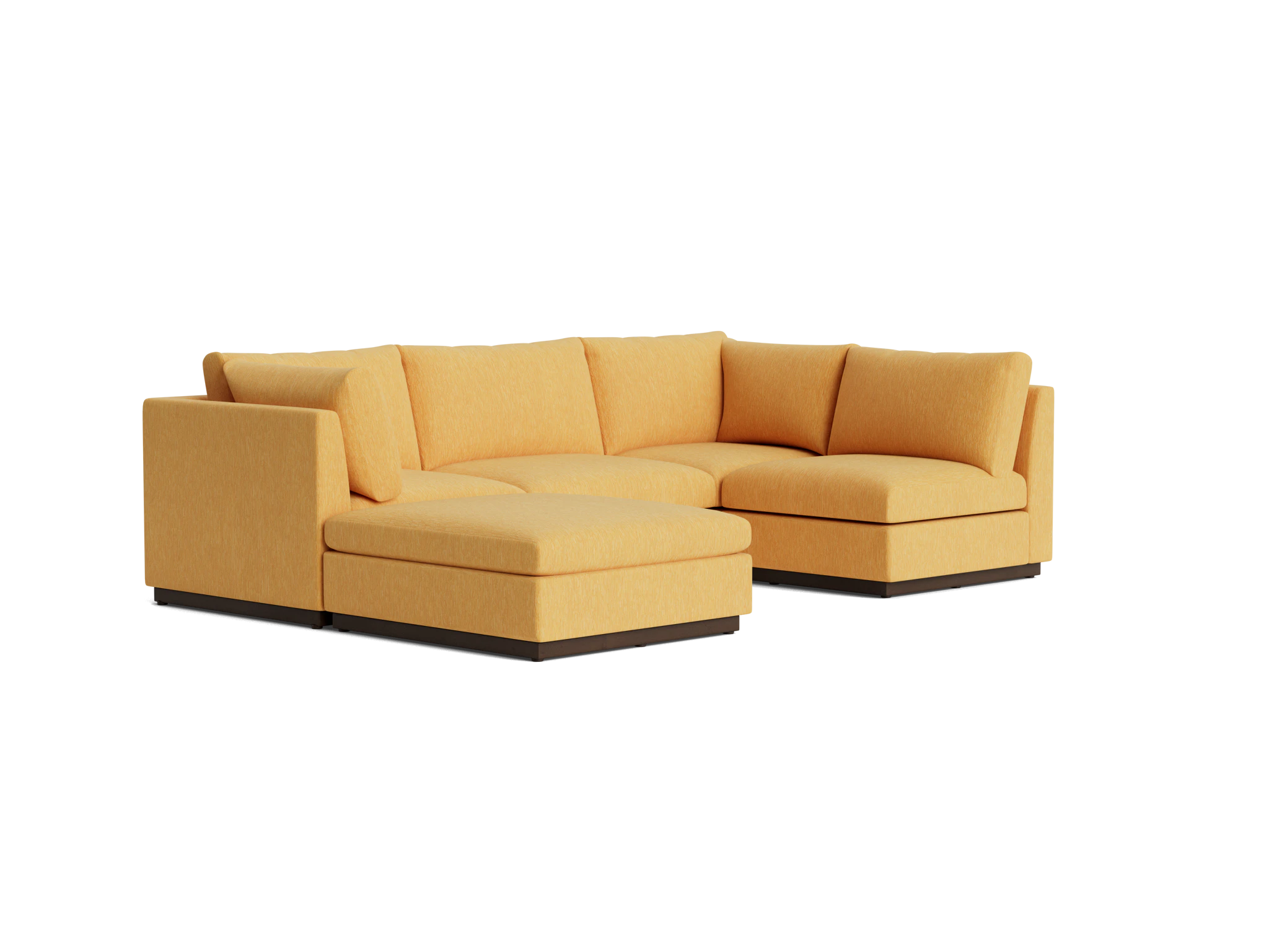 holt armless sofa sectional %285 piece%29 bentley daisey