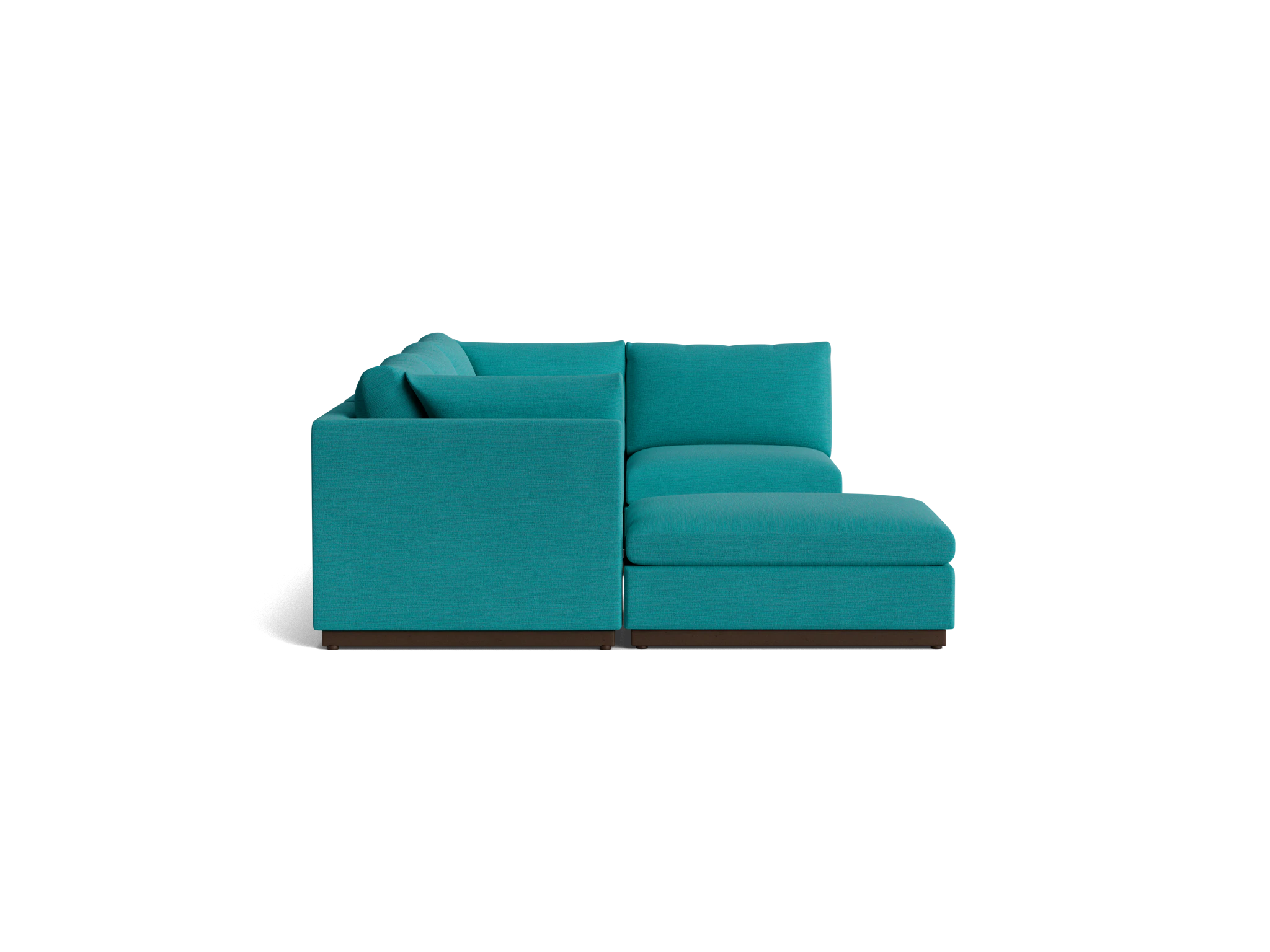 holt armless sofa sectional %285 piece%29 lucky turquoise