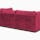 holt armless sofa sectional %285 piece%29 key largo bubblegum