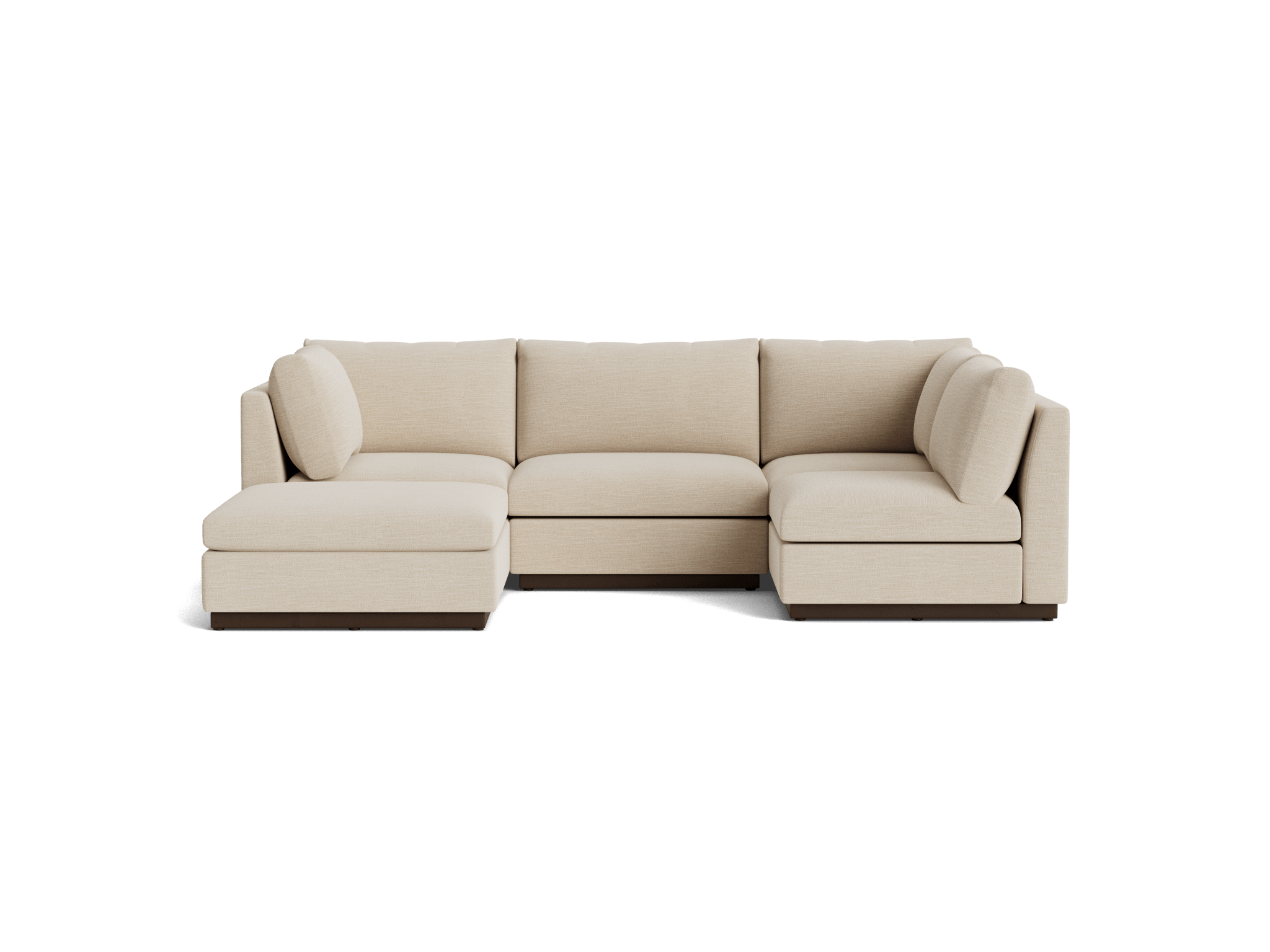 holt armless sofa sectional %285 piece%29 lucky divine