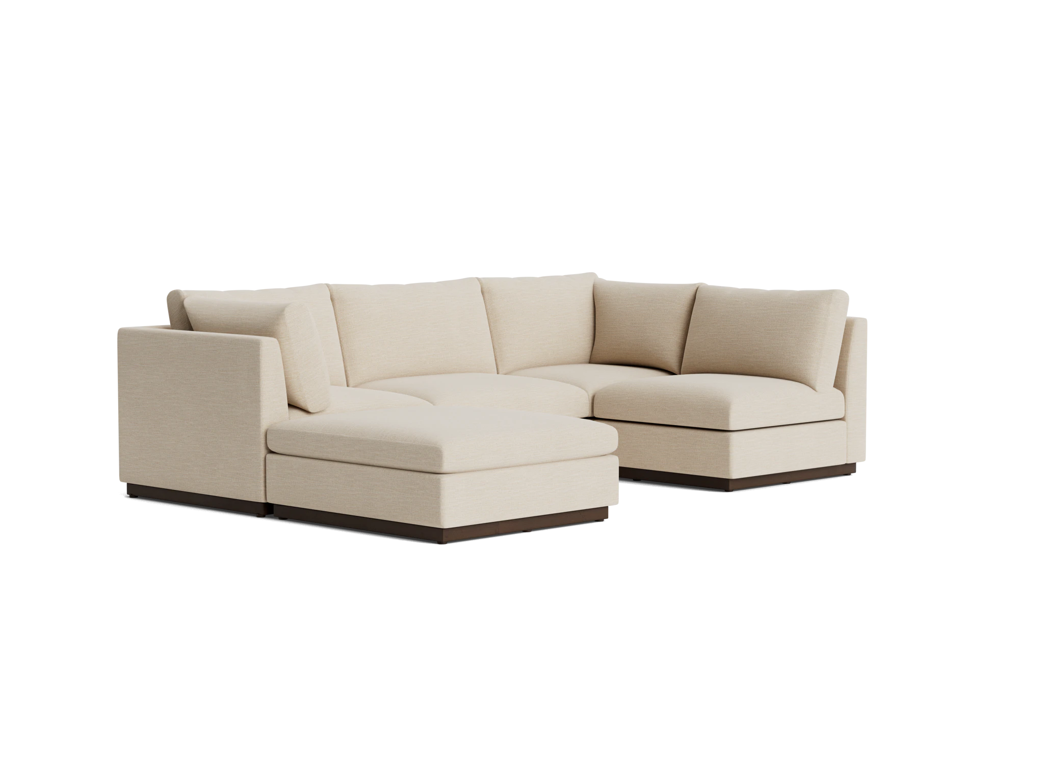 holt armless sofa sectional %285 piece%29 lucky divine