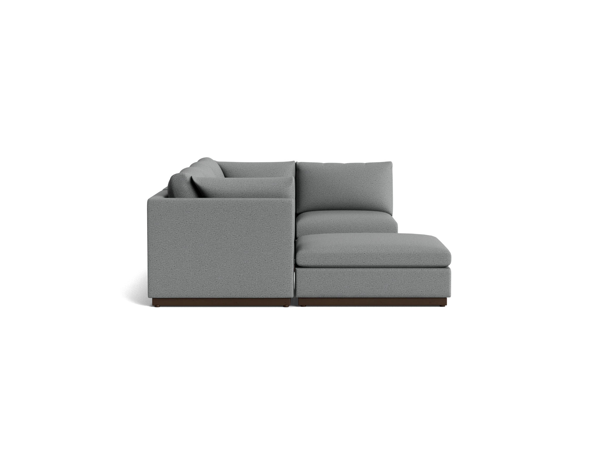 holt armless sofa sectional %285 piece%29 essence ash