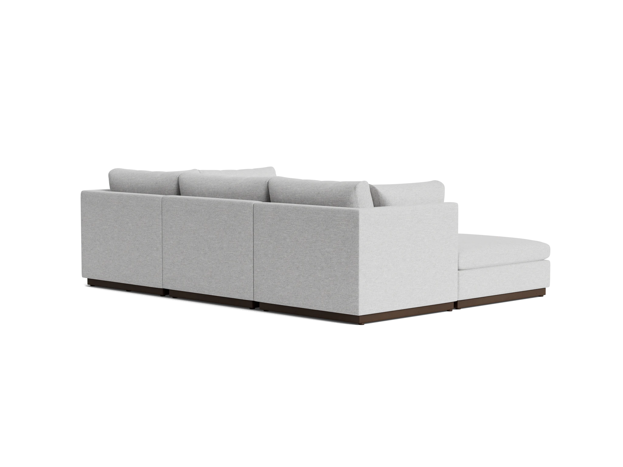holt armless sofa sectional %285 piece%29 milo dove