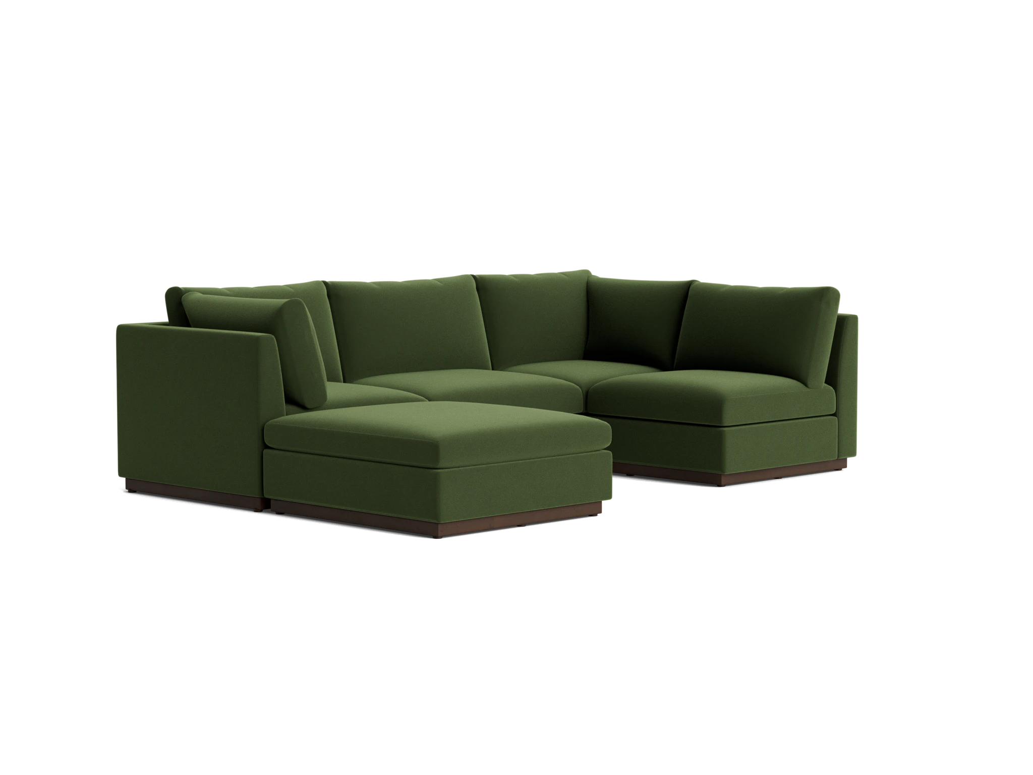 holt armless sofa sectional %285 piece%29 royale forest