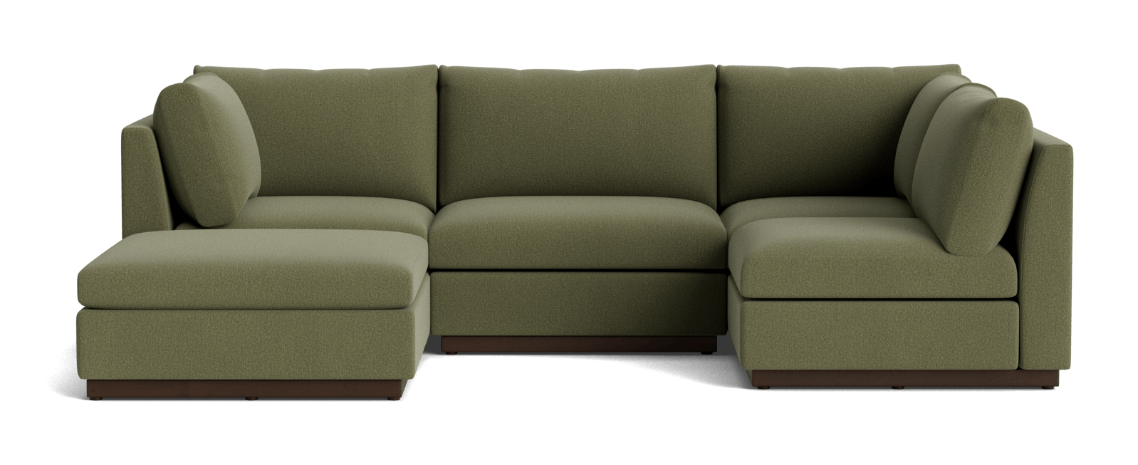 holt armless sofa sectional %285 piece%29 faithful olive