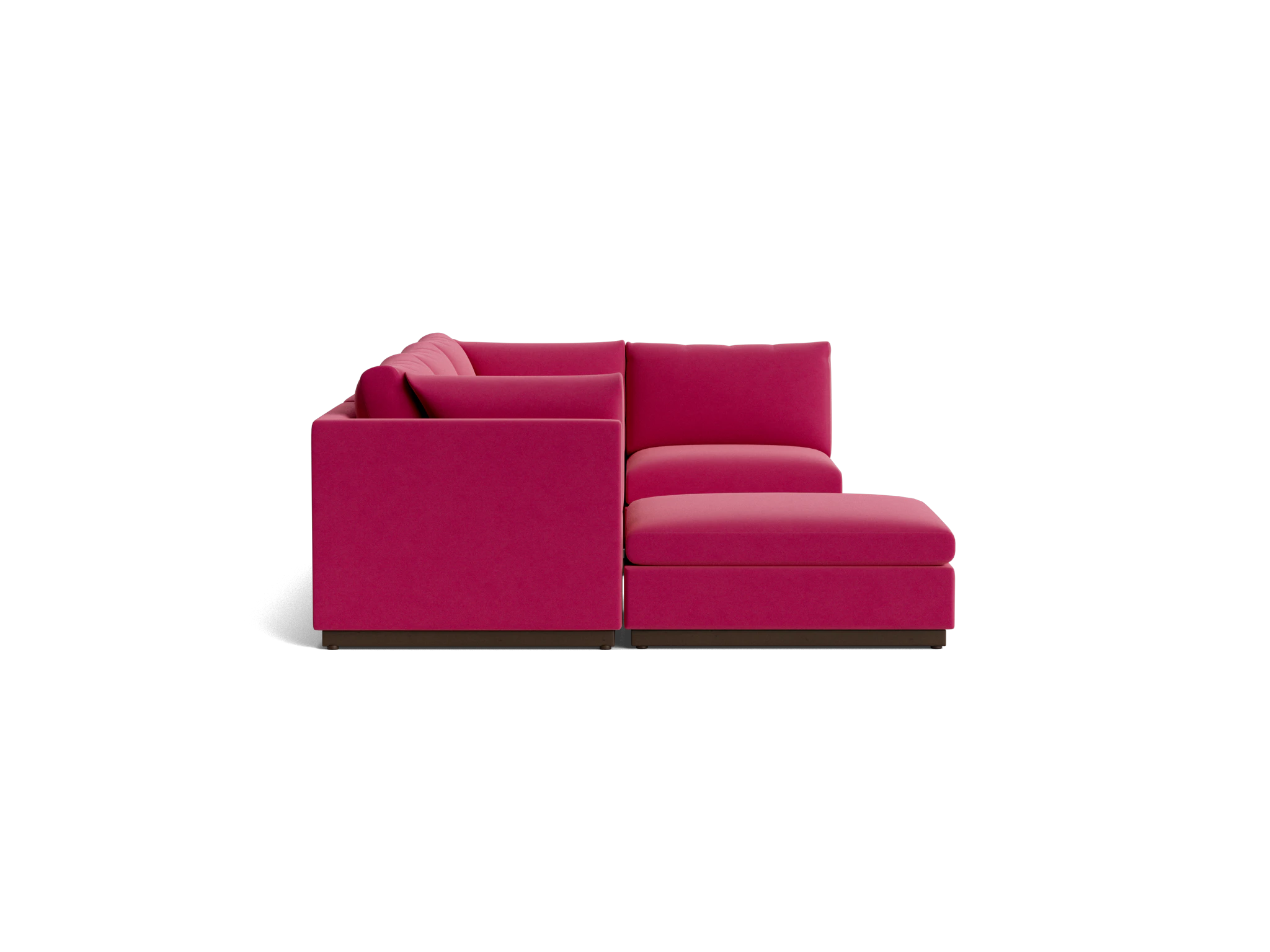 holt armless sofa sectional %285 piece%29 royale berry