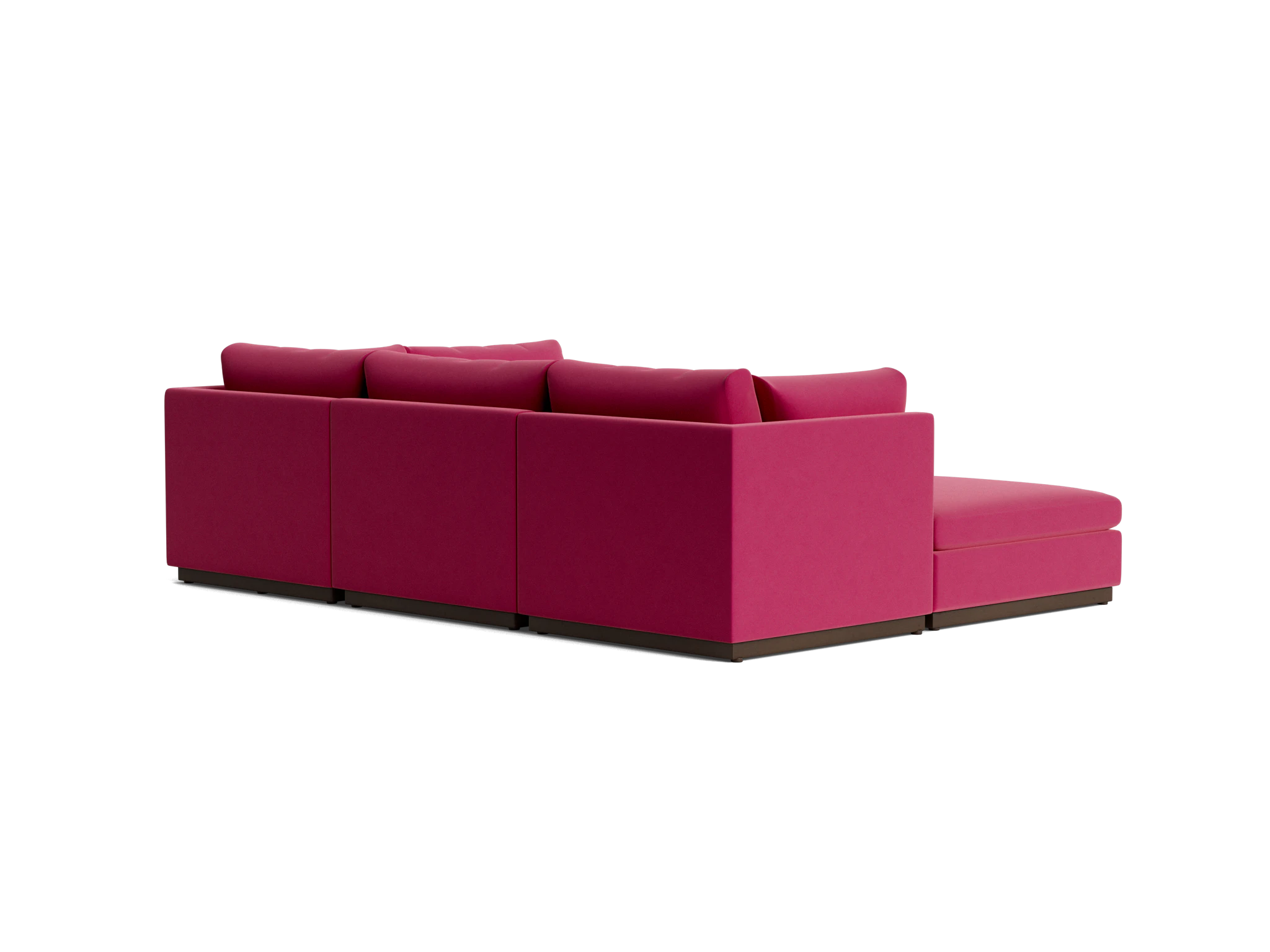 holt armless sofa sectional %285 piece%29 royale berry