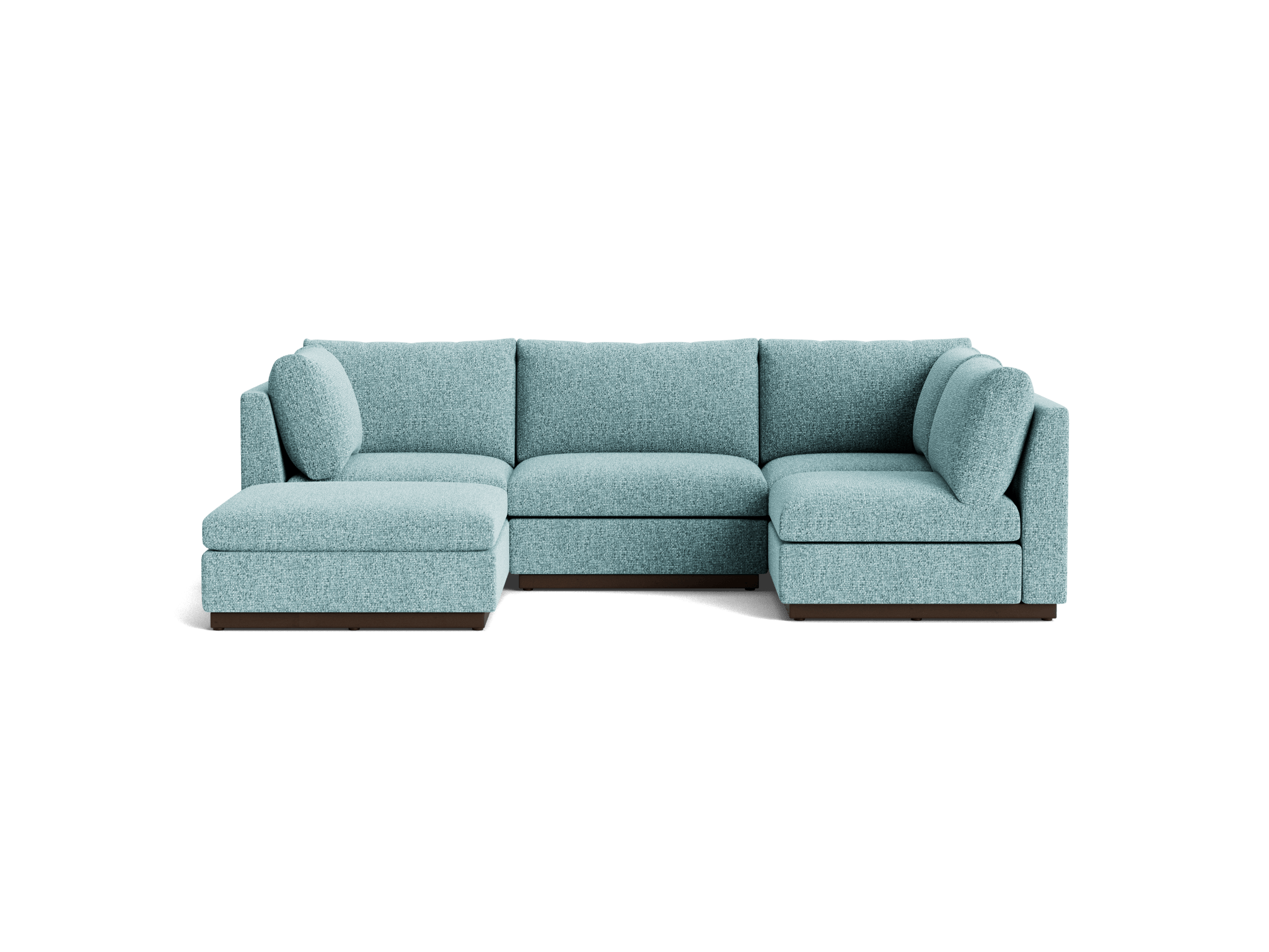 holt armless sofa sectional %285 piece%29 bungalow slate