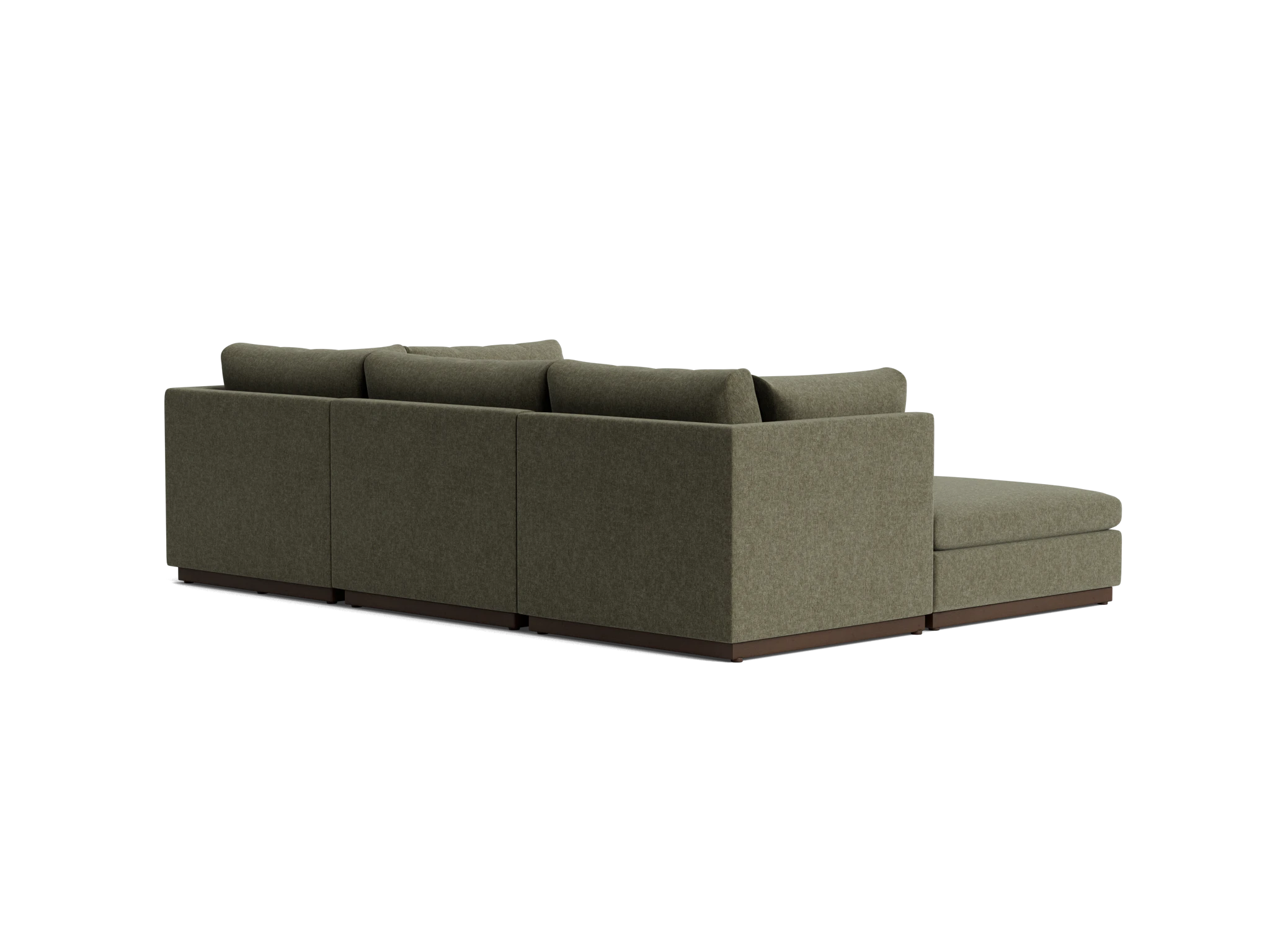 holt armless sofa sectional %285 piece%29 kenley spruce