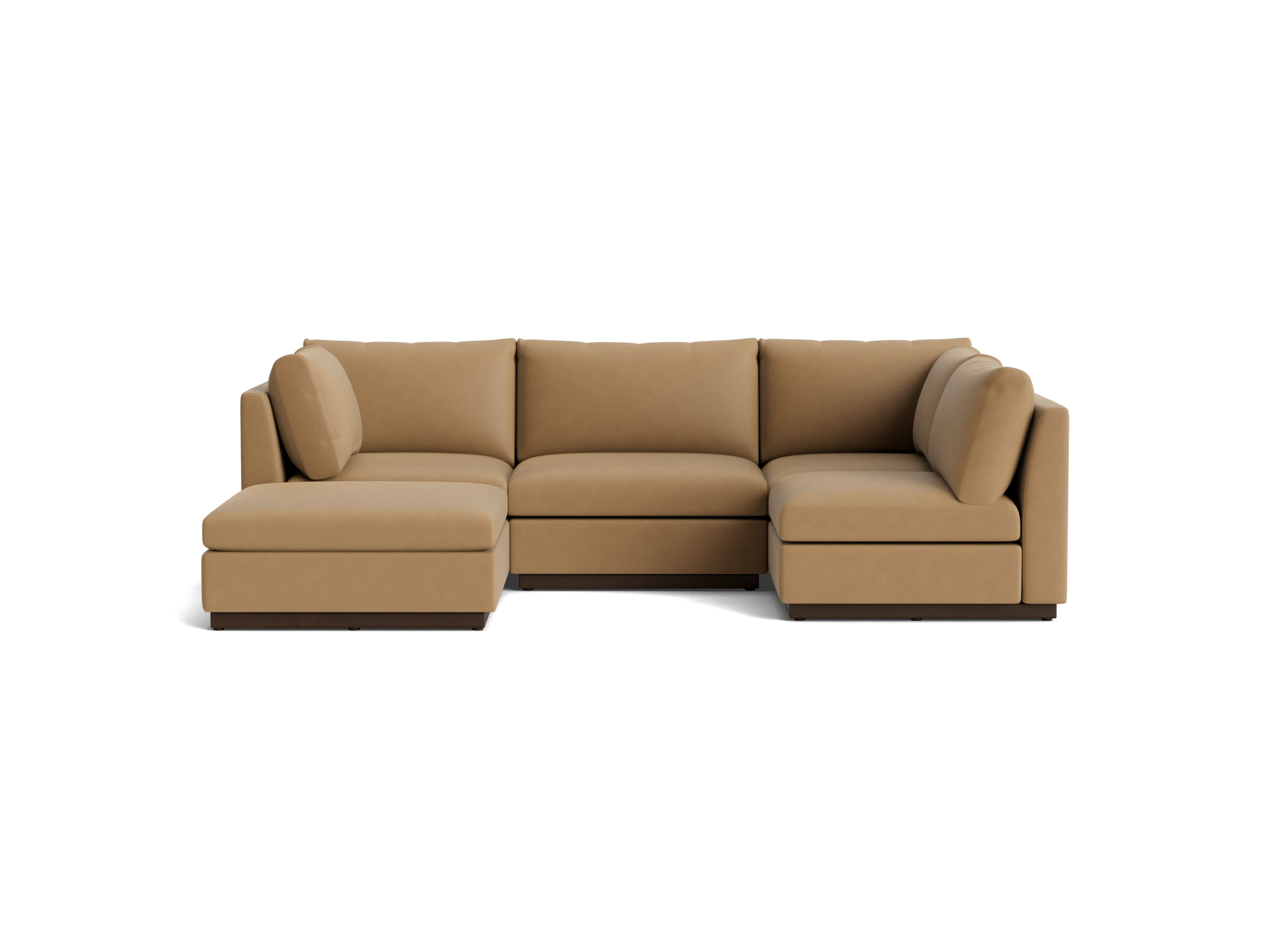 holt armless sofa sectional %285 piece%29 washed california biscuit