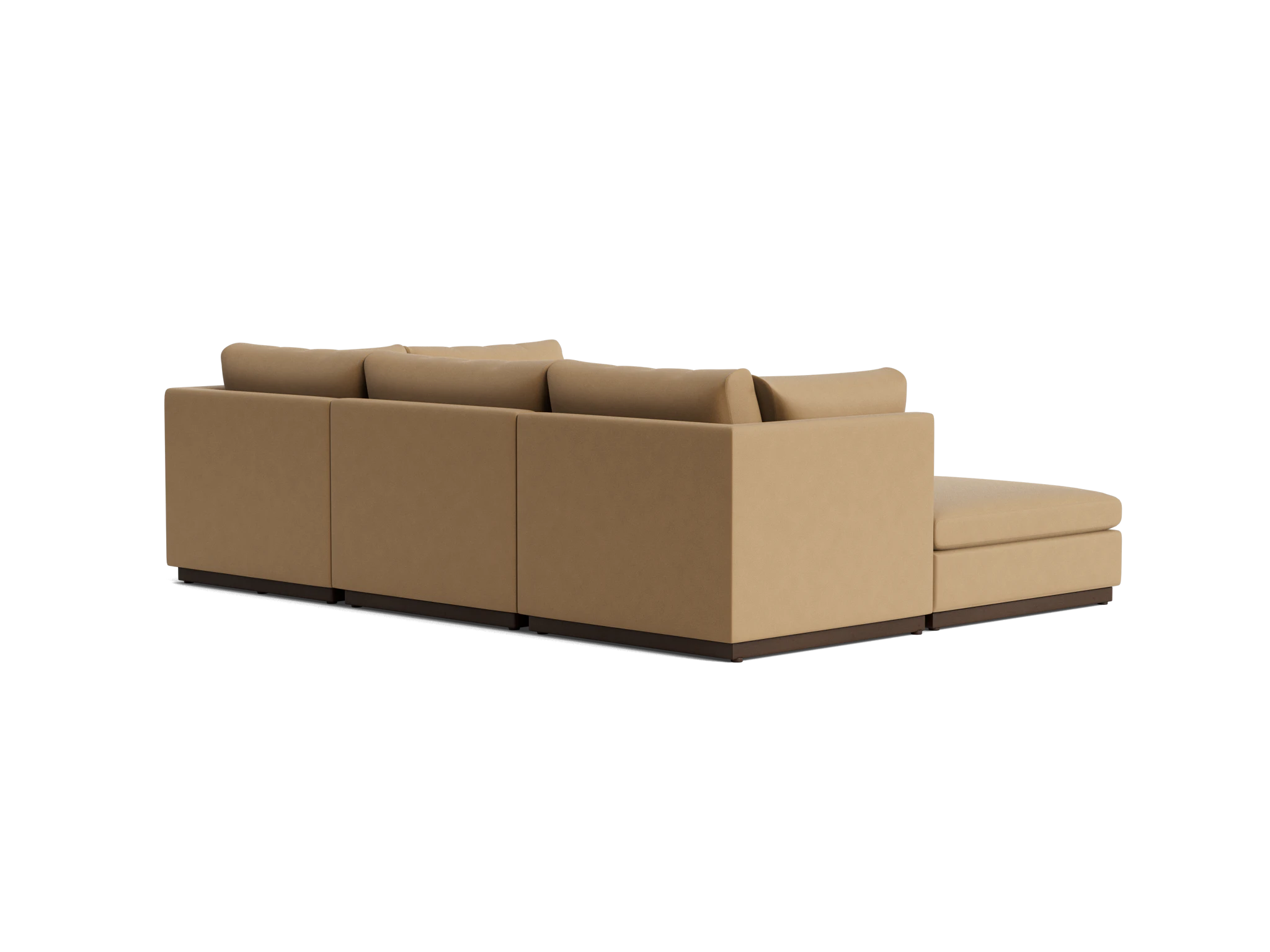 holt armless sofa sectional %285 piece%29 washed california biscuit