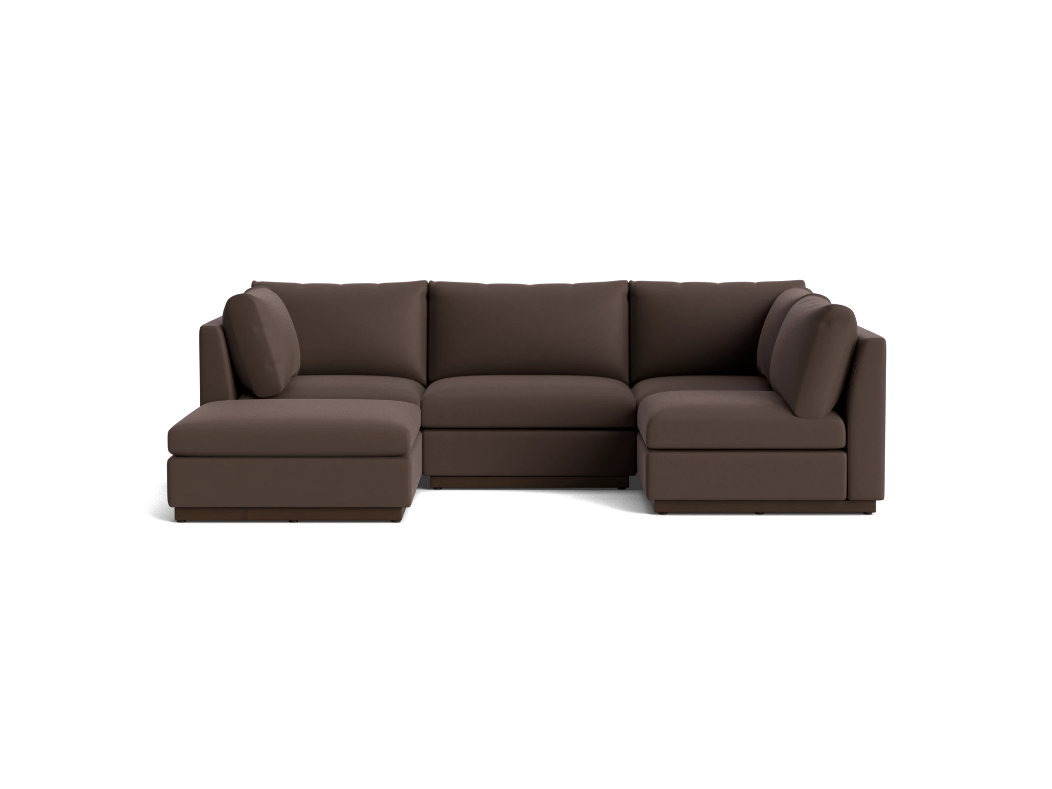 holt armless sofa sectional %285 piece%29 washed california shadow