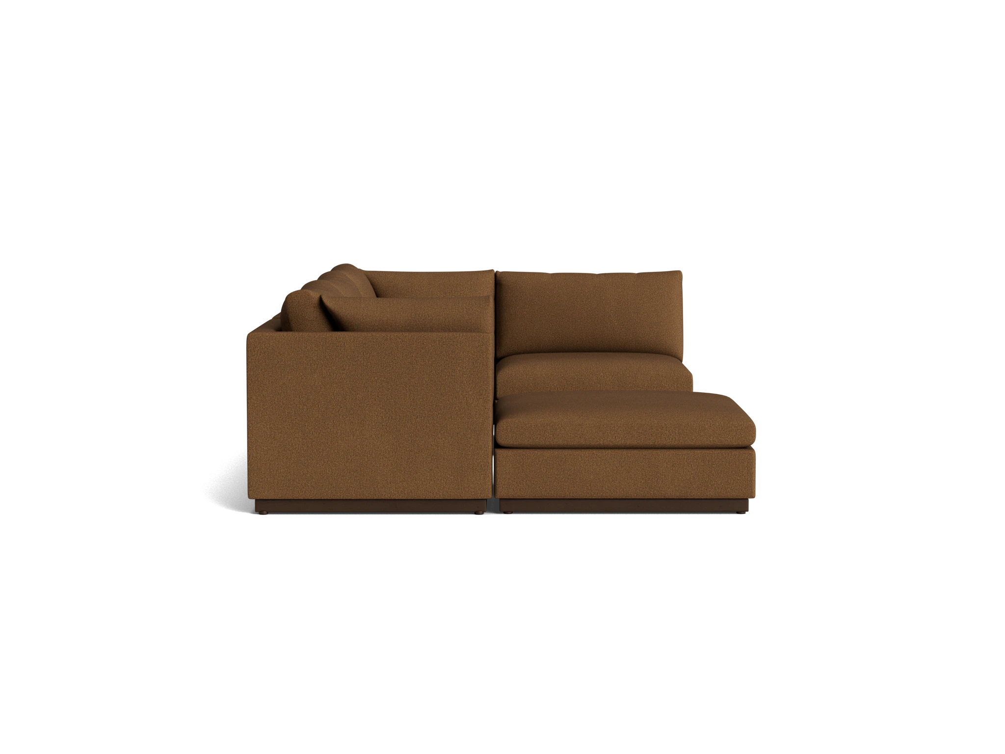 holt armless sofa sectional %285 piece%29 faithful mocha