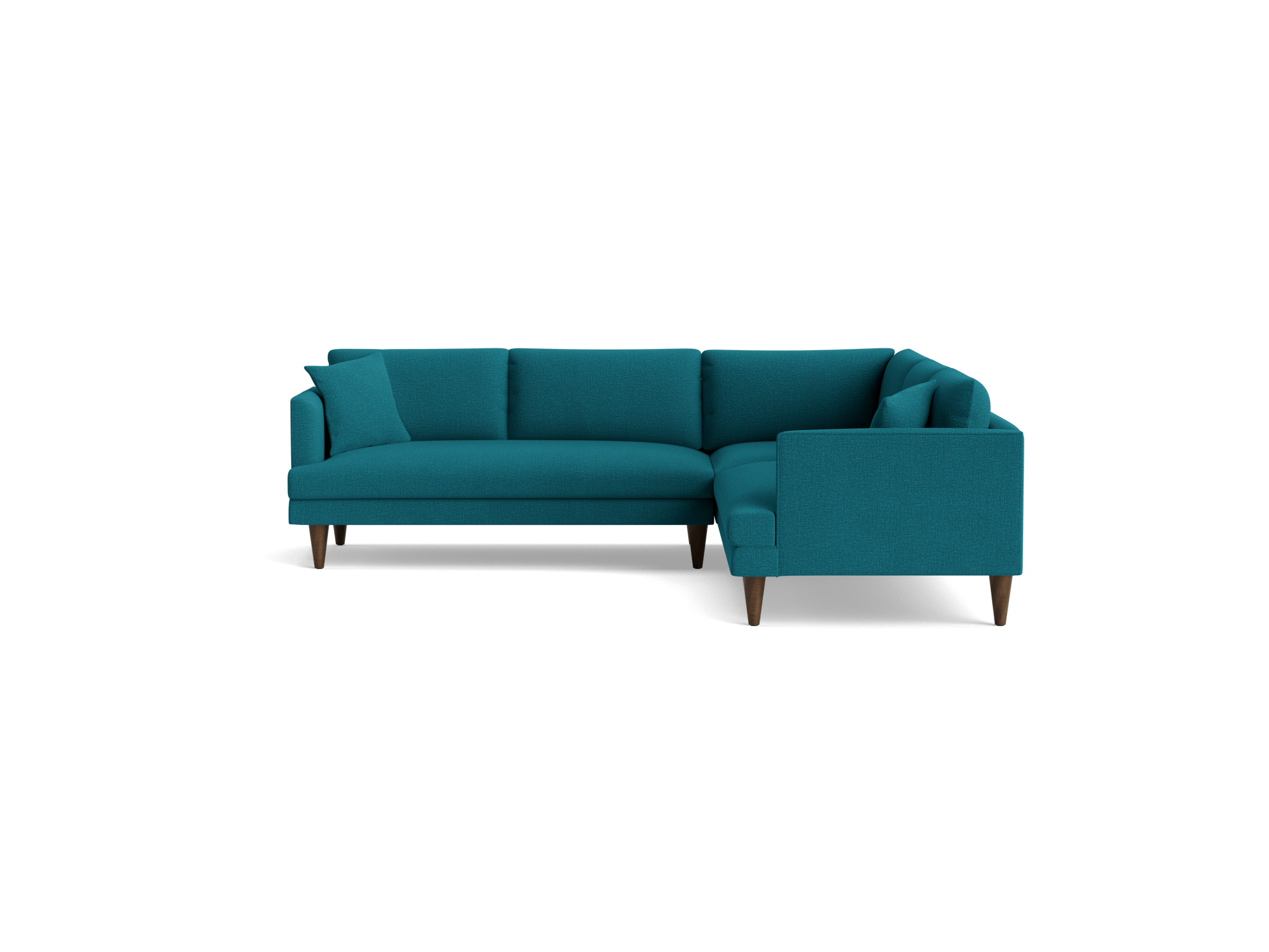 lewis corner sectional %283 piece%29 key largo zenith teal