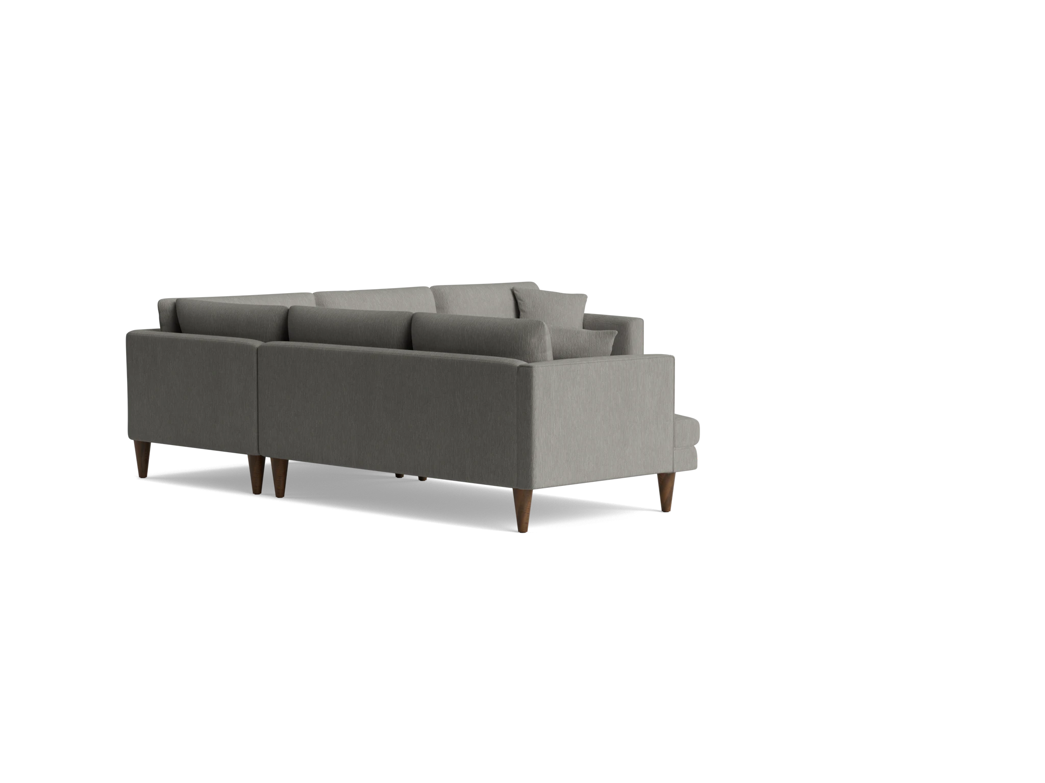 lewis corner sectional %283 piece%29 bentley pewter