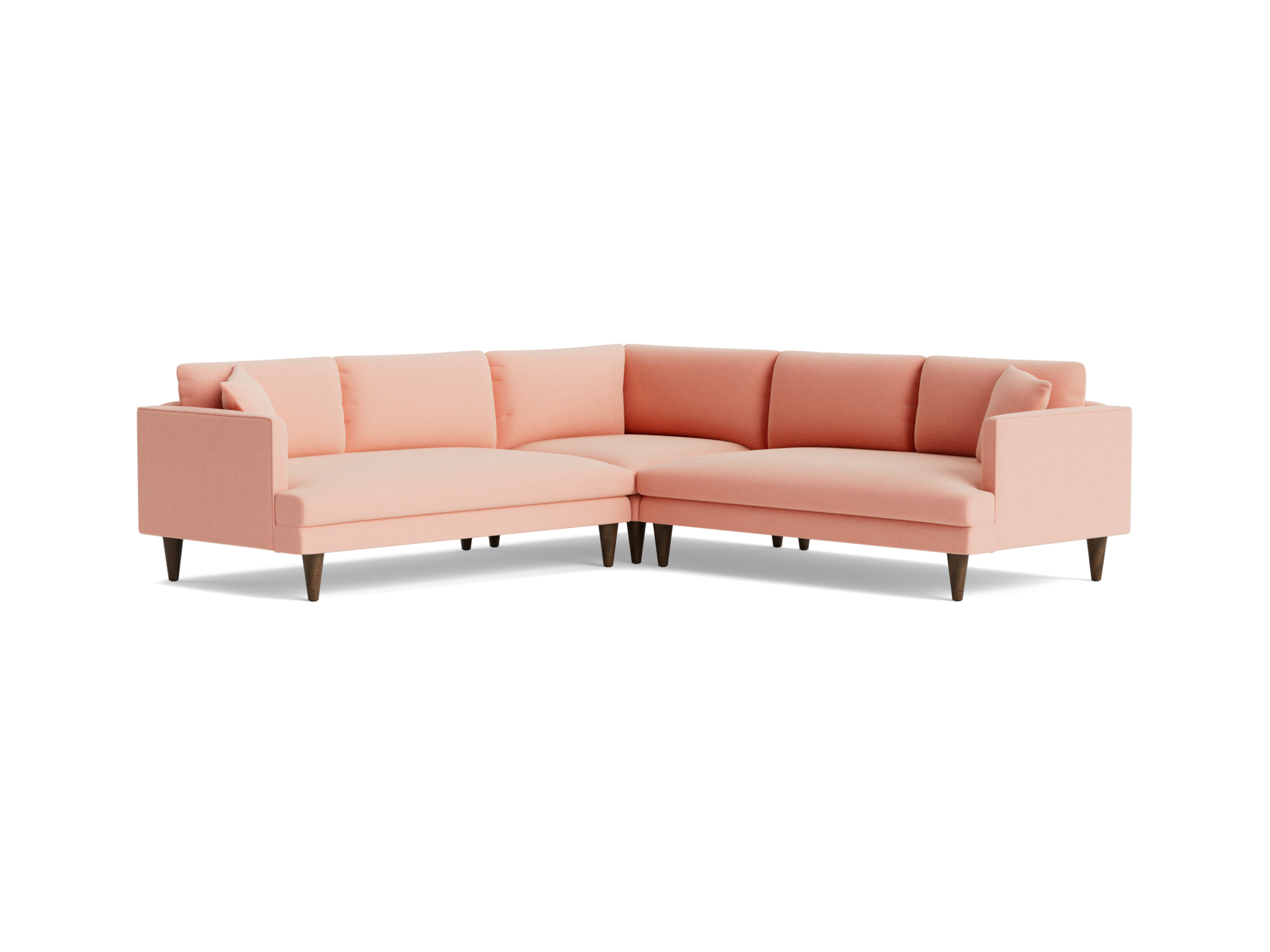 lewis corner sectional %283 piece%29 royale blush