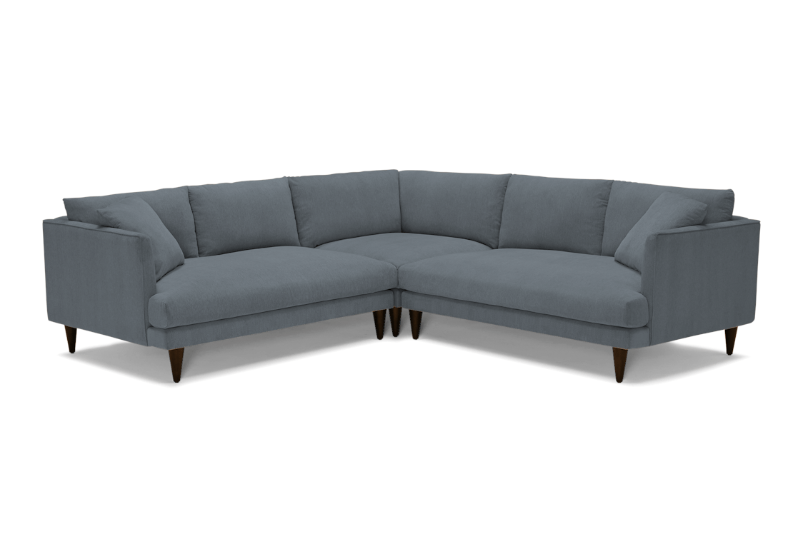 lewis corner sectional %283 piece%29 synergy pewter