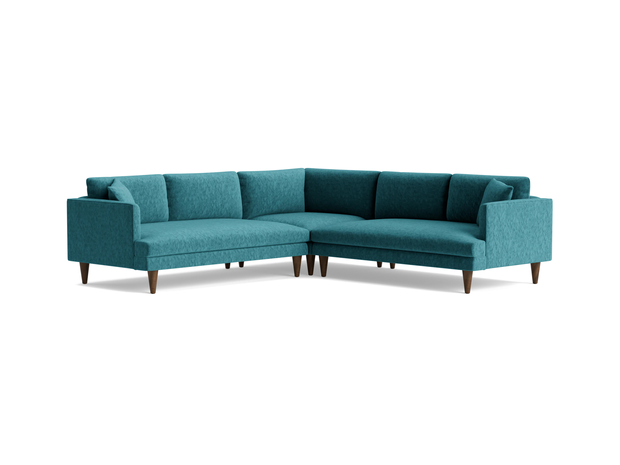 lewis corner sectional %283 piece%29 prime peacock