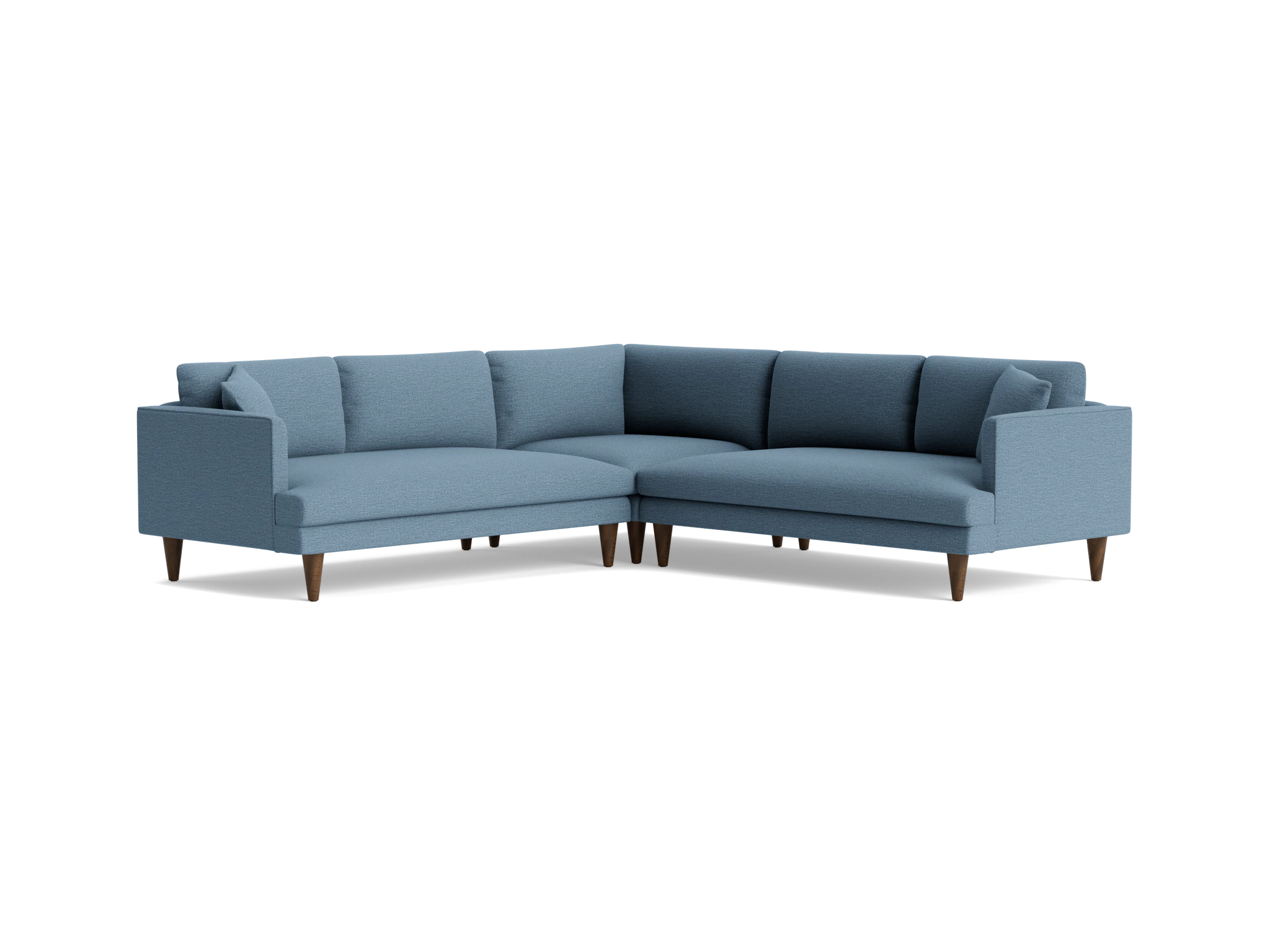 lewis corner sectional %283 piece%29 milo french blue