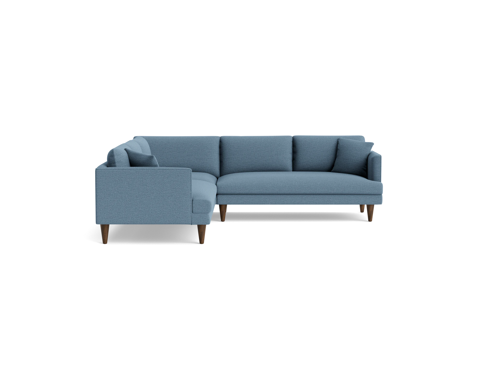 lewis corner sectional %283 piece%29 milo french blue