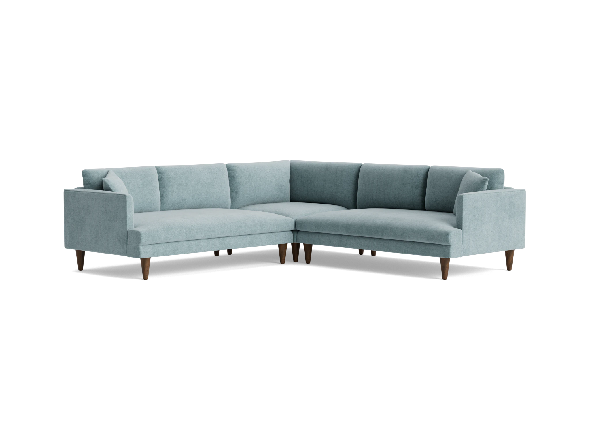 lewis corner sectional %283 piece%29 plush mist