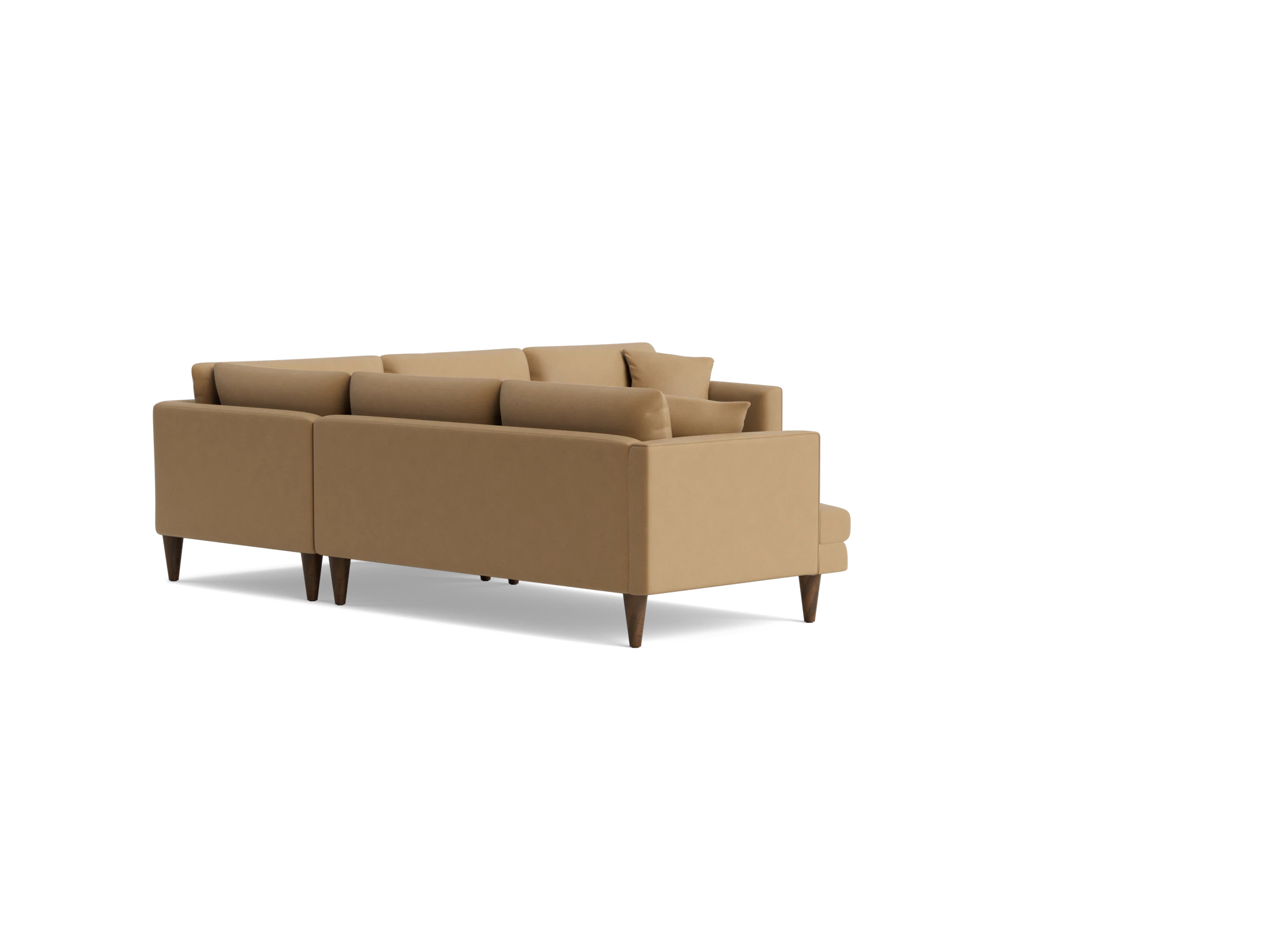 lewis corner sectional %283 piece%29 washed california biscuit