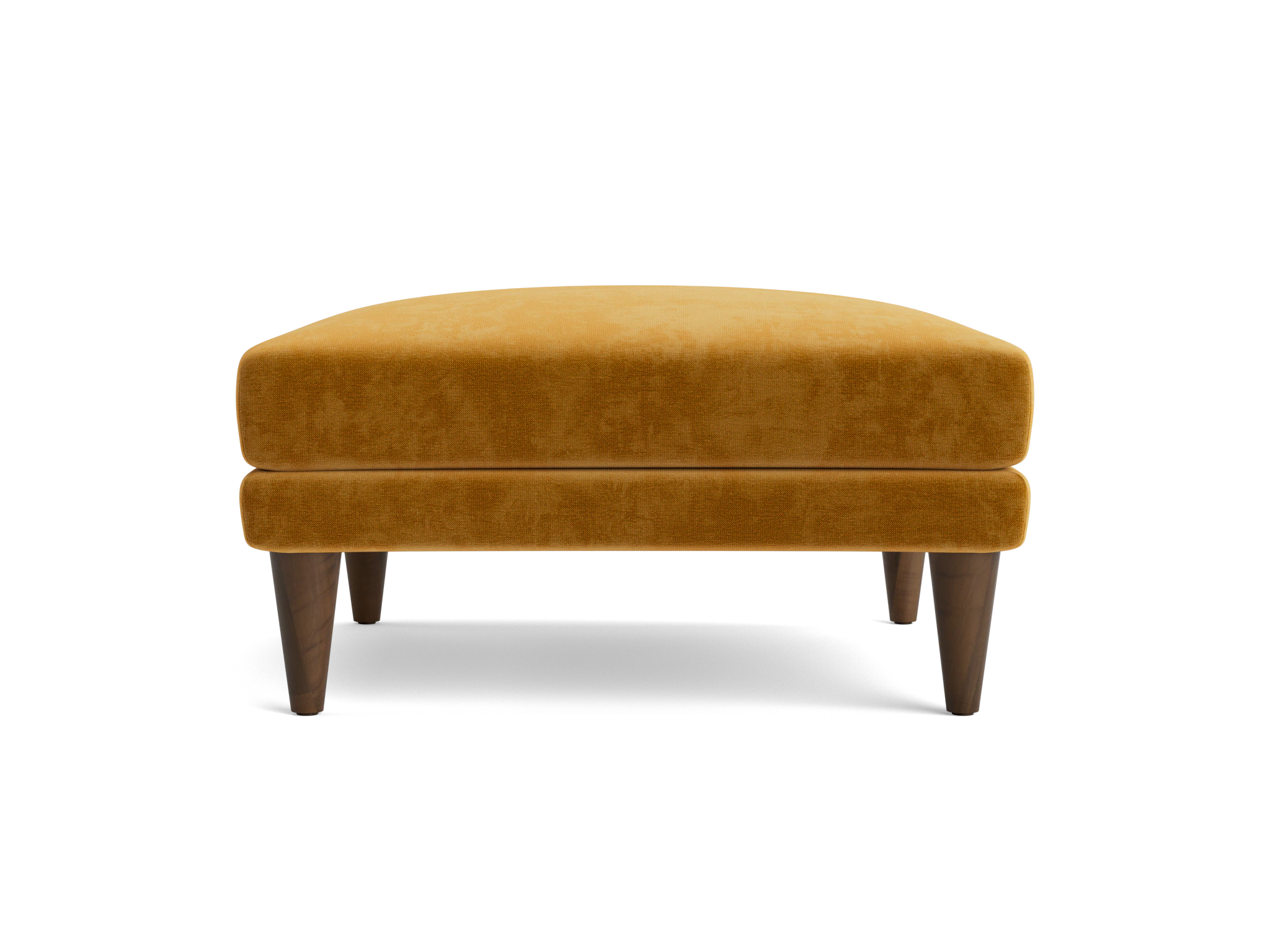 lewis ottoman harper amber gold