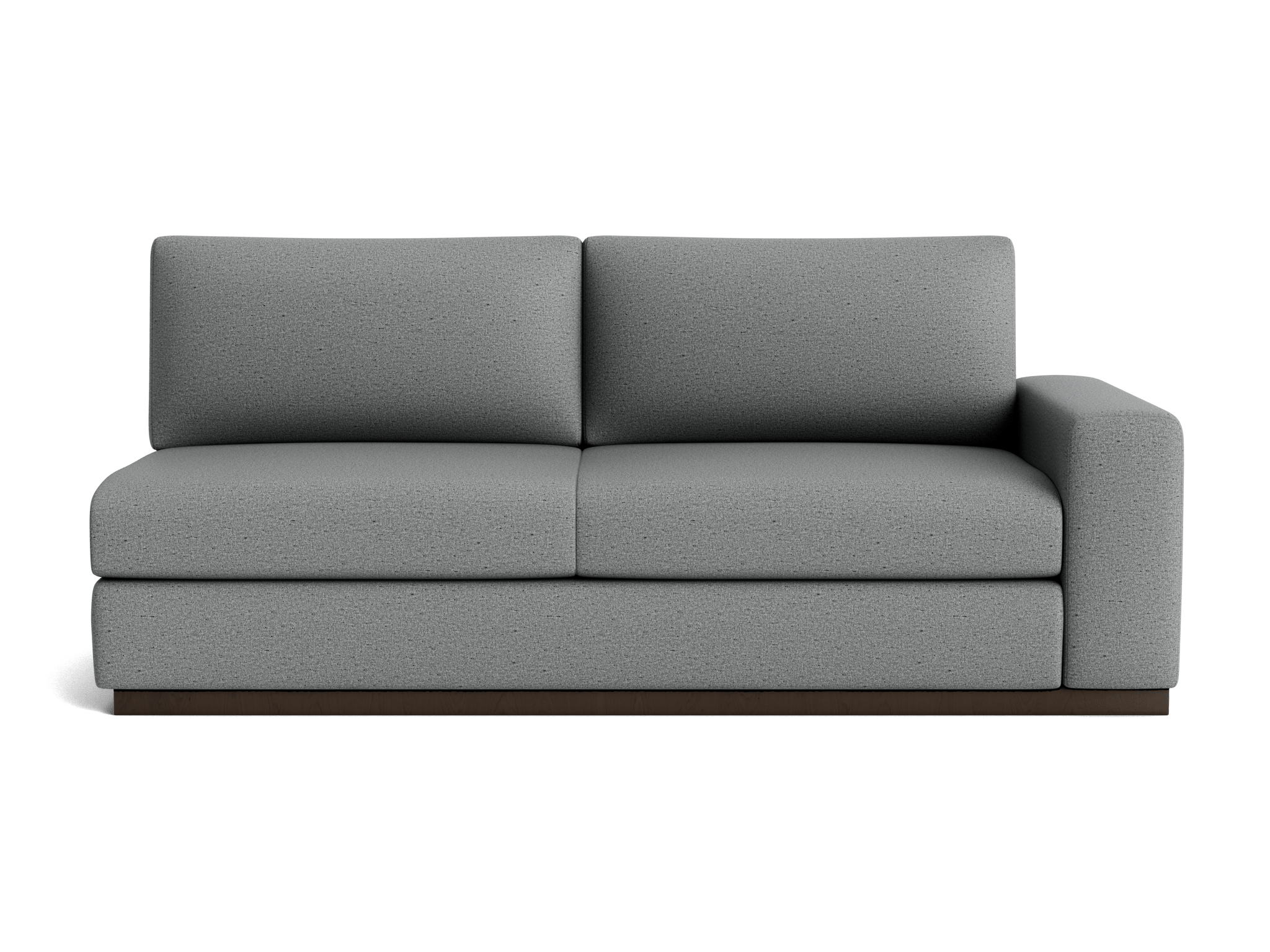 holt single arm loveseat essence ash