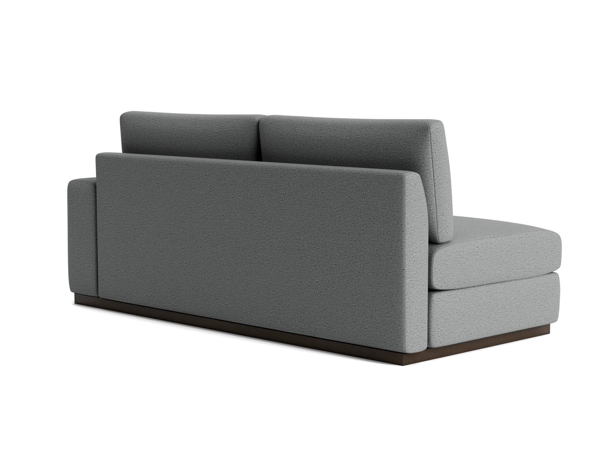 holt single arm loveseat essence ash